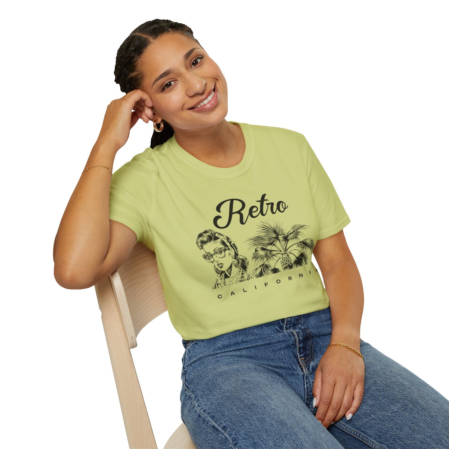 Retro T Shirt, Retro Design Shirt, Retro Art Tee Shirt, T-shirt with Retro Style