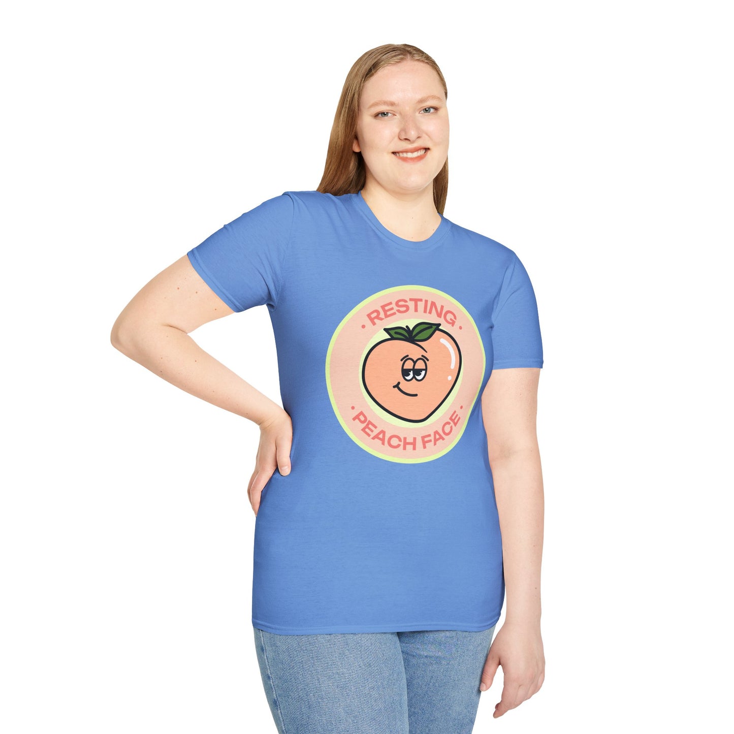 Food Tees, Funny Food T Shirts, Funny T Shirts, Shirt with Fruits, Shirt with Peach