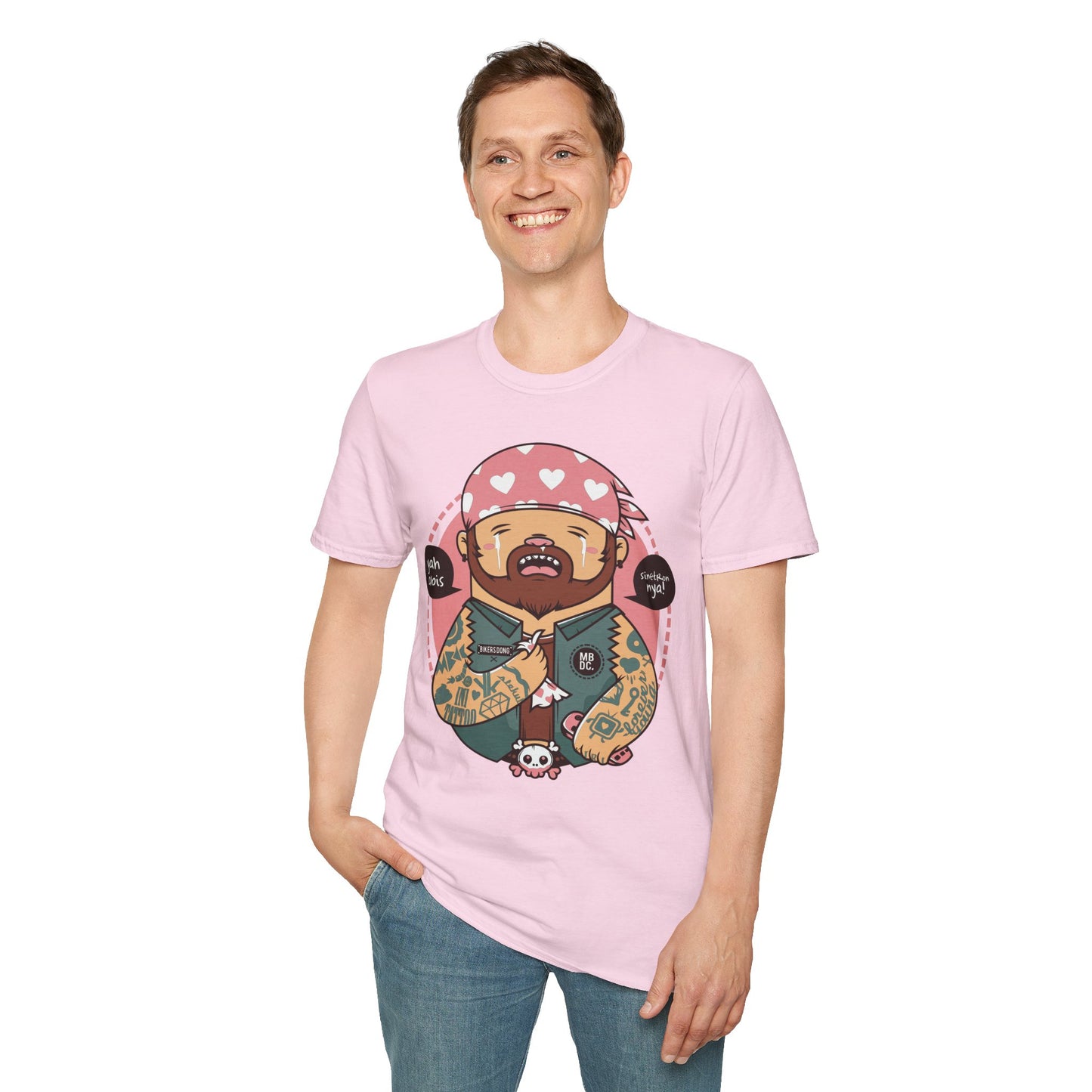 Cartoon Animation T Shirt Unisex Softstyle 100 Percent Ring Spun Cotton Comfort Tee