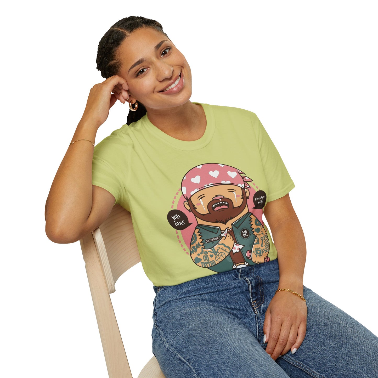 Cartoon Animation T Shirt Unisex Softstyle 100 Percent Ring Spun Cotton Comfort Tee