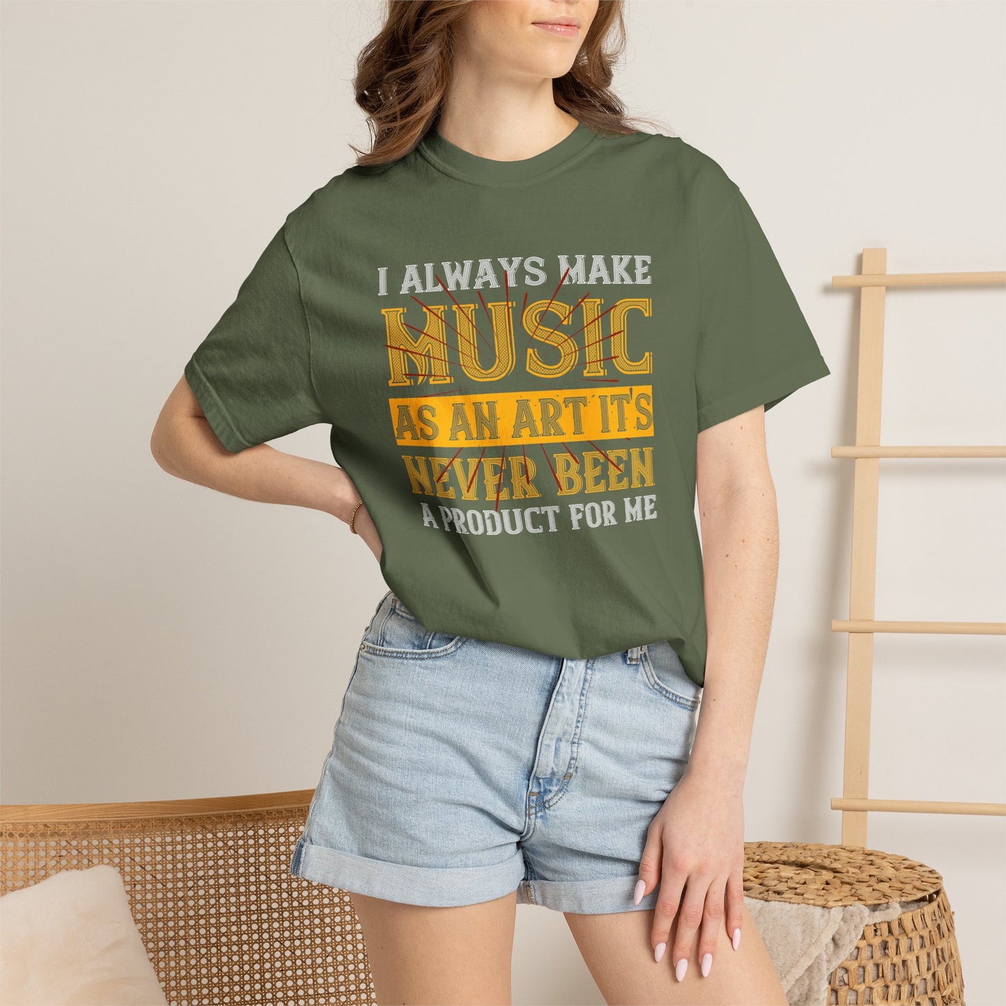 Music Graphic Design Unisex Cotton T-shirt m4