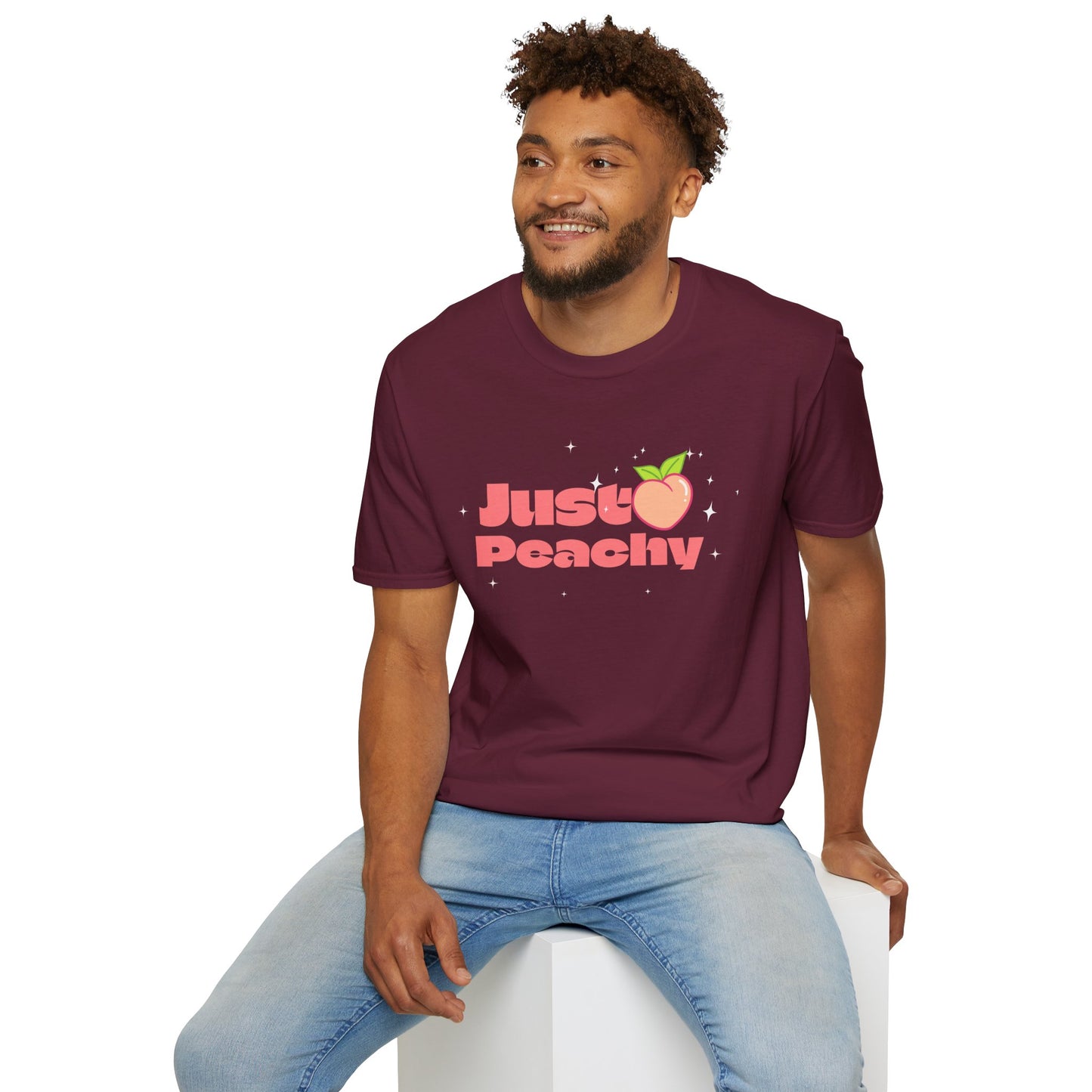Food Tees, Funny Food T Shirts, Funny T Shirts, Shirt with Fruits, Shirt with Peach