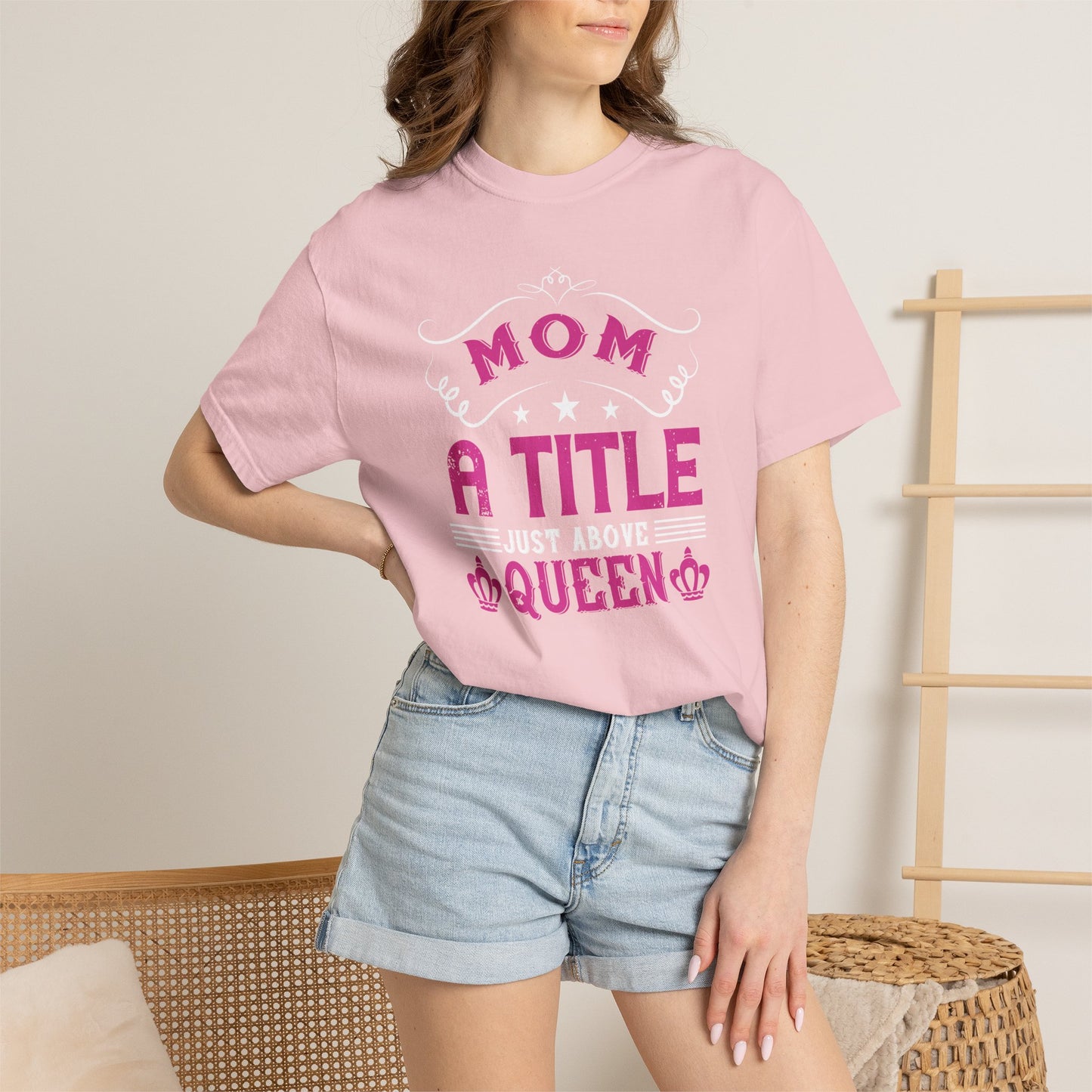 Mom T-shirt Mother Day Mama Tee Unisex Comfort Colors Garment-Dyed Cotton h78