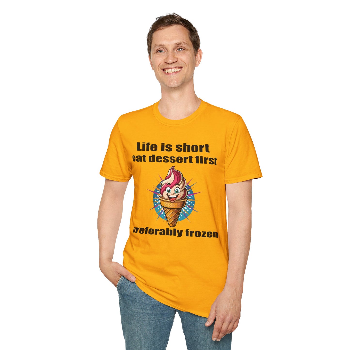 Food Tees, Funny Food T Shirts, Funny T Shirts, Shirt with Food, Junk Food Tees, Shirt with Ice Cream, Ice Cream T-Shirt