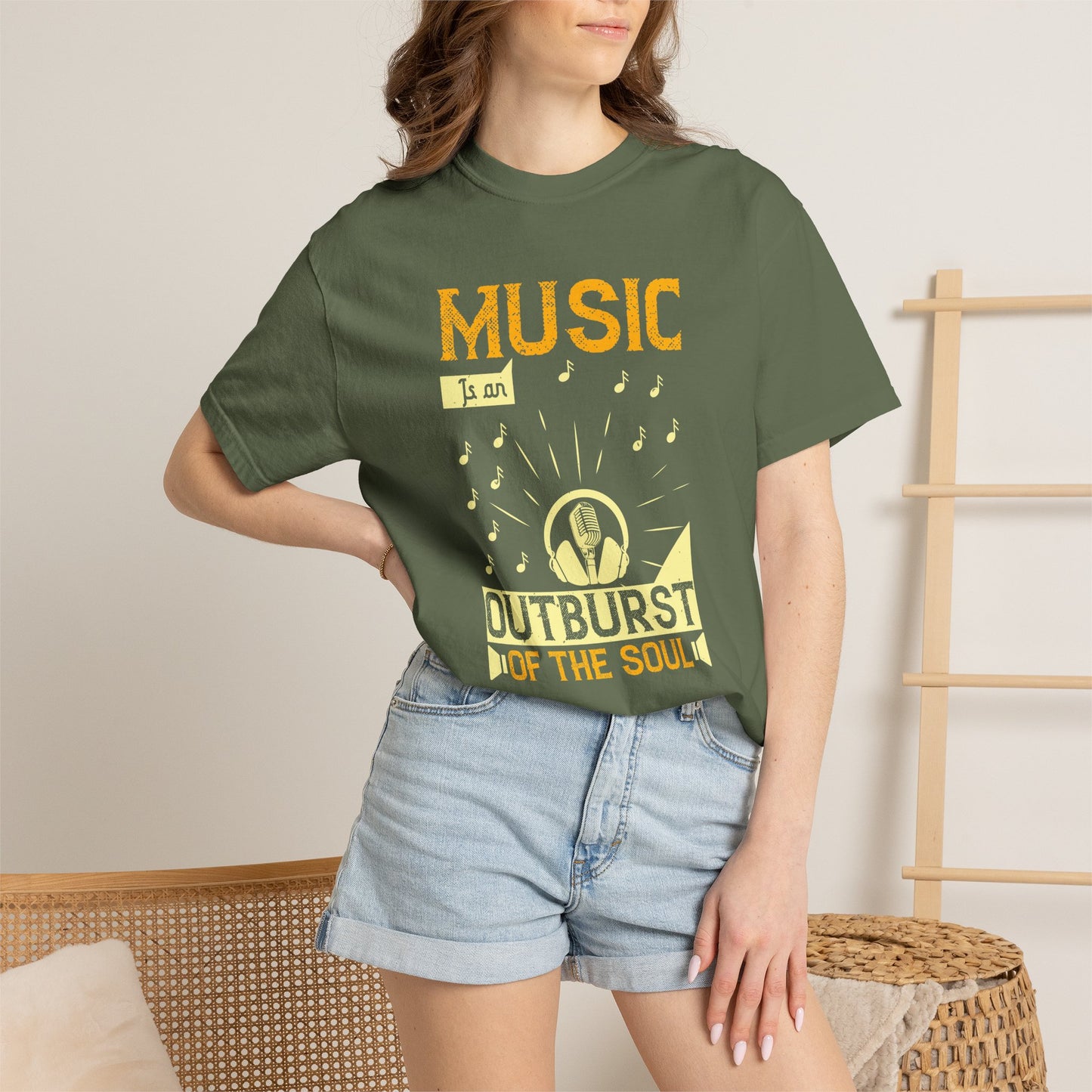 Music Graphic Design Unisex Cotton T-shirt m27