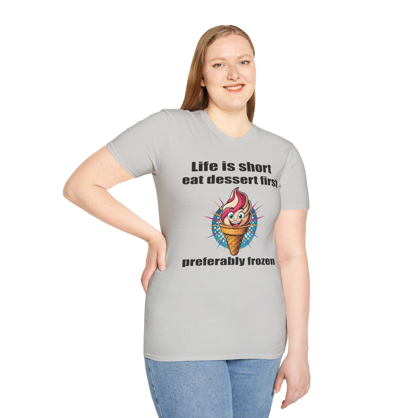 Food Tees, Funny Food T Shirts, Funny T Shirts, Shirt with Food, Junk Food Tees, Shirt with Ice Cream, Ice Cream T-Shirt