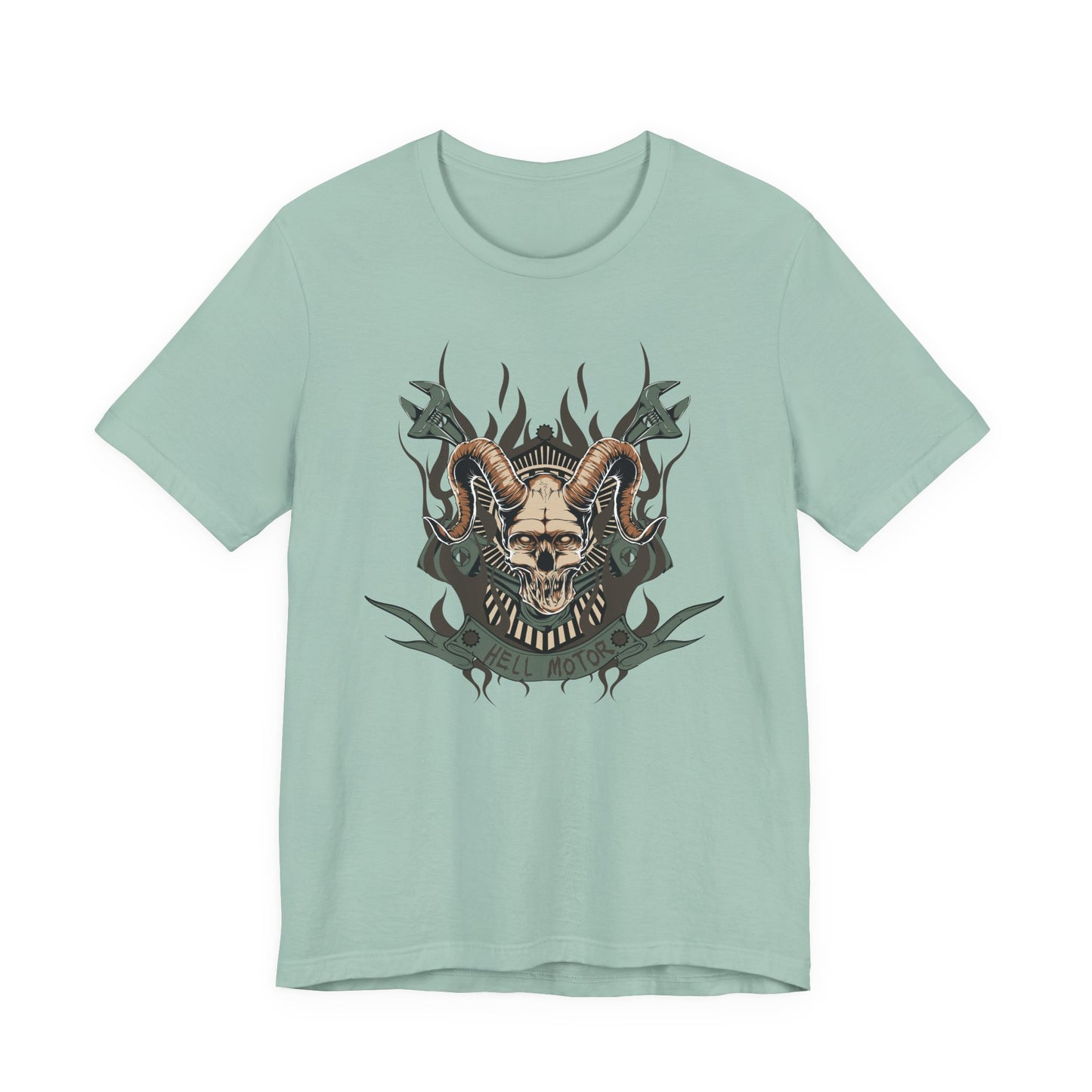 Gothic Skull Graphic Design Unisex Cotton Tee Art-49