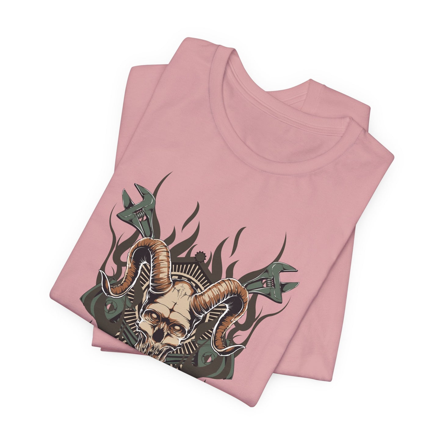 Gothic Skull Graphic Design Unisex Cotton Tee Art-49