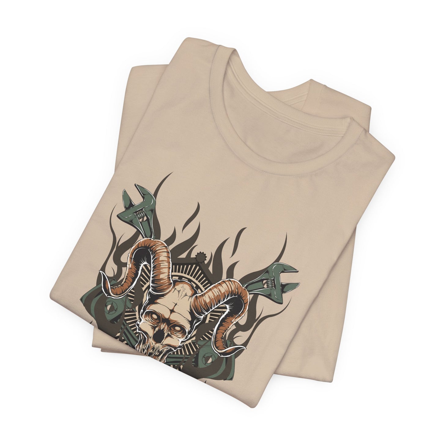 Gothic Skull Graphic Design Unisex Cotton Tee Art-49