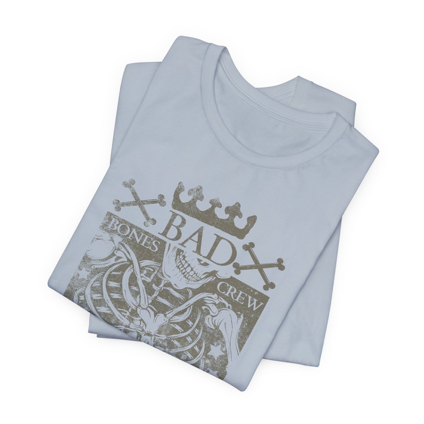 Skeleton Ribcage Tee Bones Crew Graphic Shirt A-10