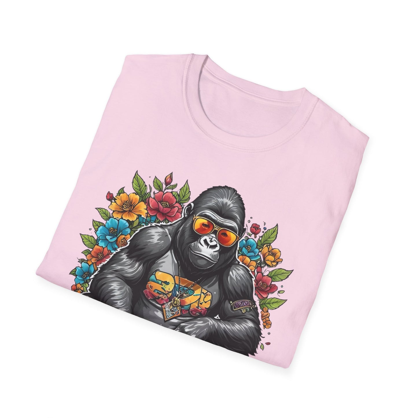 Animals Tees, Funny Animals Shirt, T Shirts with Funny Animals, T-Shirt with Gorilla, Monkey Tees