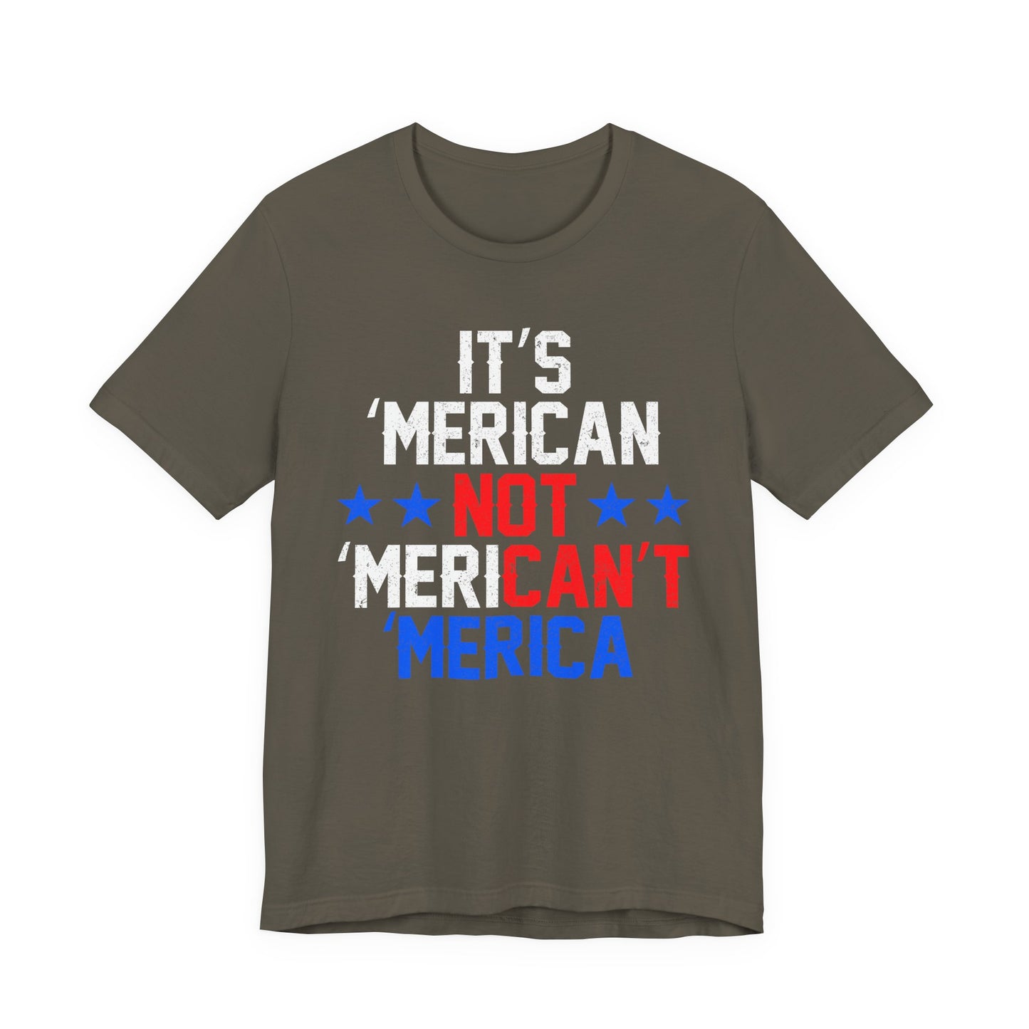 Patriotic USA Stars Graphic Unisex Cotton T-Shirt a5