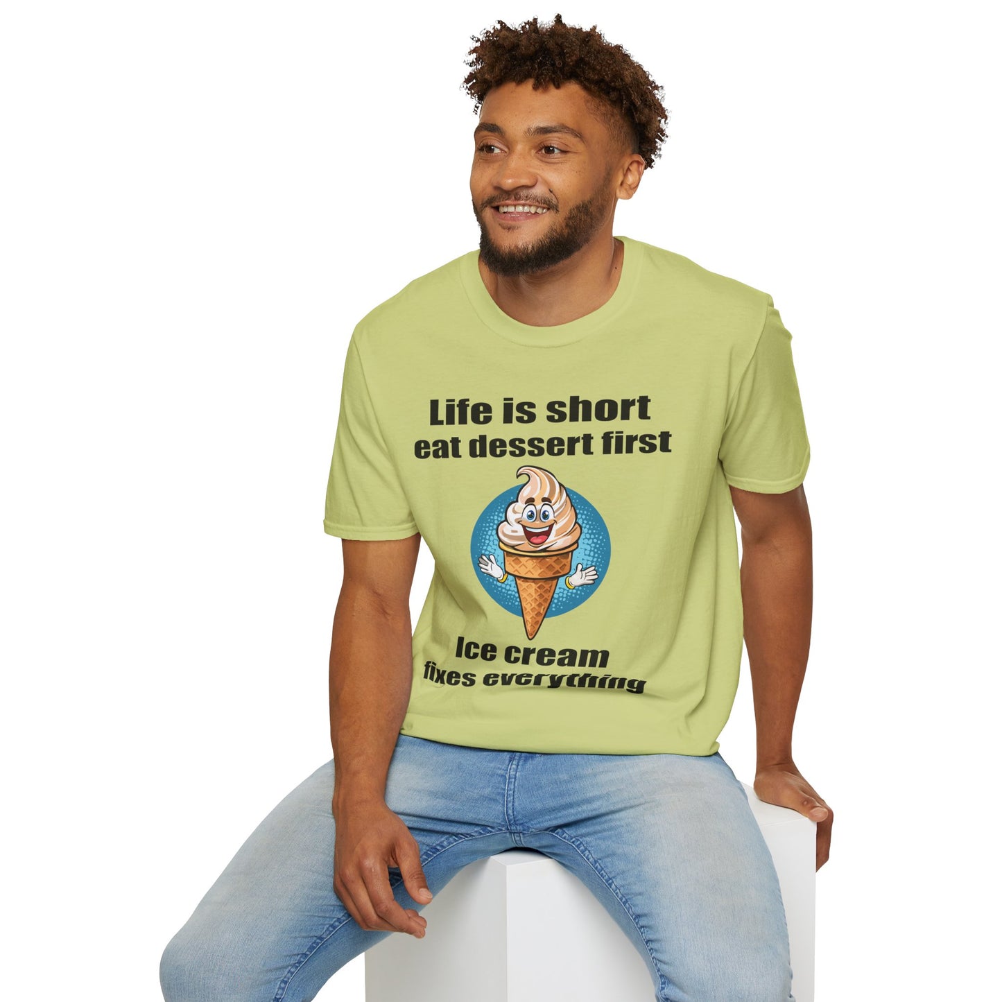 Food Tees, Funny Food T Shirts, Funny T Shirts, Shirt with Food, Junk Food Tees, Shirt with Ice Cream, Ice Cream T-Shirt