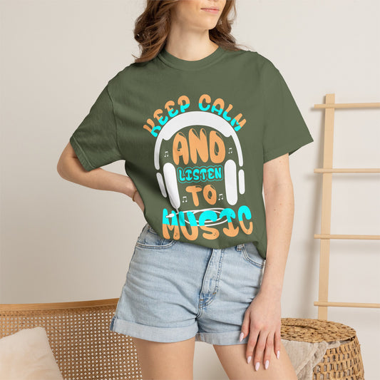 Music Graphic Design Unisex Cotton T-shirt 055