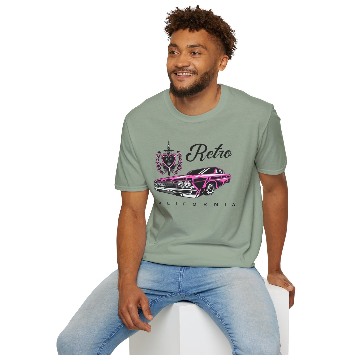 Retro T Shirt, Retro Design Shirt, Retro Art Tee Shirt, T-shirt with Retro Style