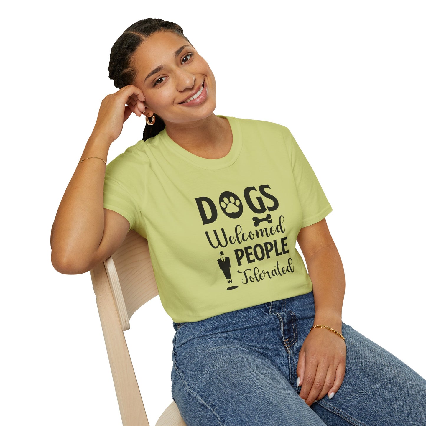 Dog Slogan T Shirts With Funny Quotes Unisex Tee Shirt Gildan Softstyle 64000 100 Percent Cotton