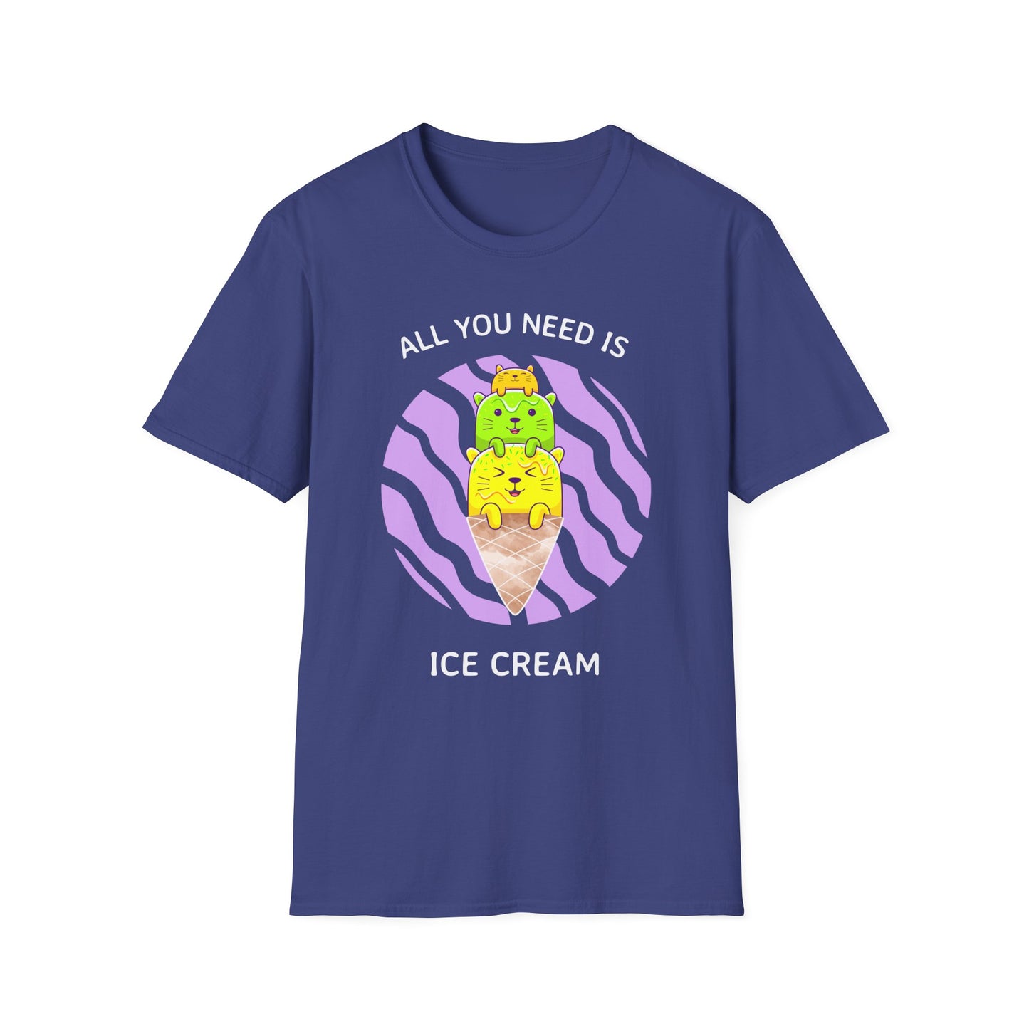 Food Tees, Funny Food T Shirts, Funny T Shirts, Shirt with Food, Junk Food Tees, Shirt with Ice Cream, Ice Cream T-Shirt
