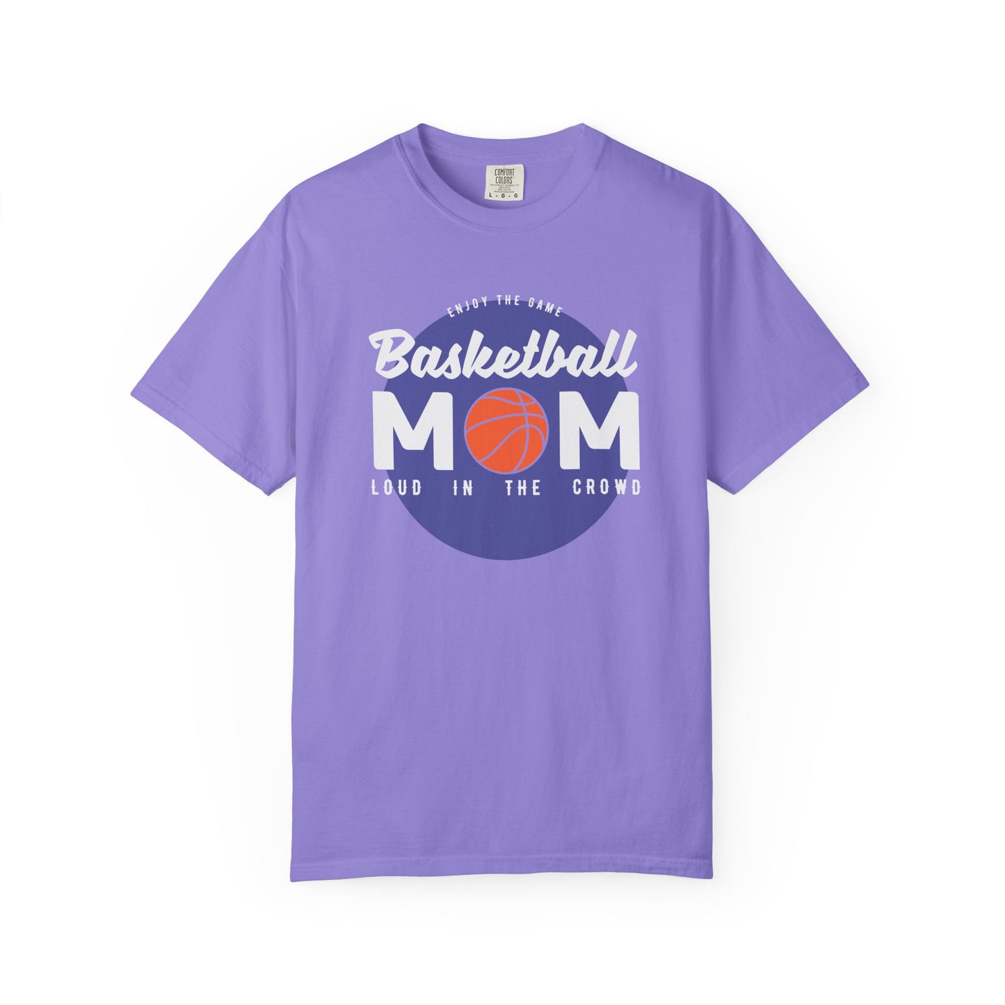 Basketball Mom T-shirt Mother's Day Mama Tee Unisex Comfort Colors Garment-Dyed Cotton h31
