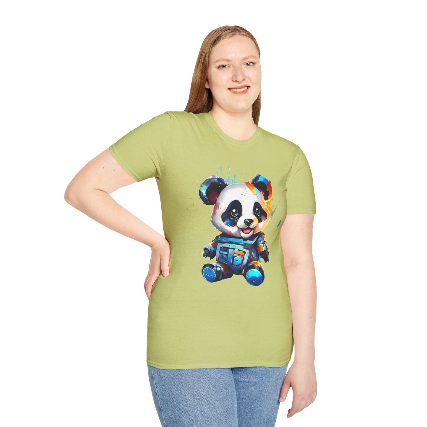 Animals Tees, Funny Animals Shirt, T Shirts with Funny Animals, T-Shirt with Panda, Panda Tees