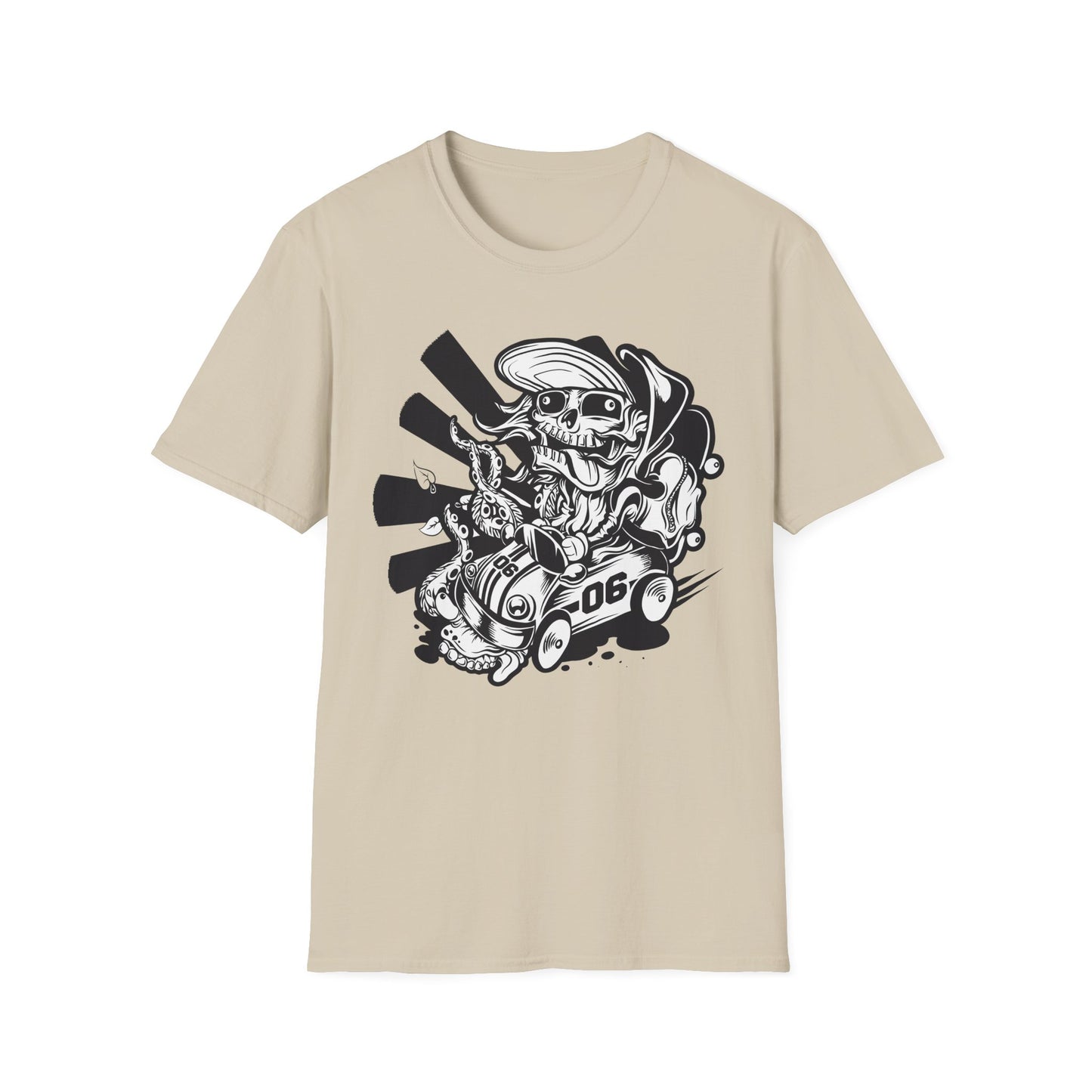 Cartoon Animation T Shirt Unisex Softstyle 64000 Cotton Tee With Fun Art Design Graphics