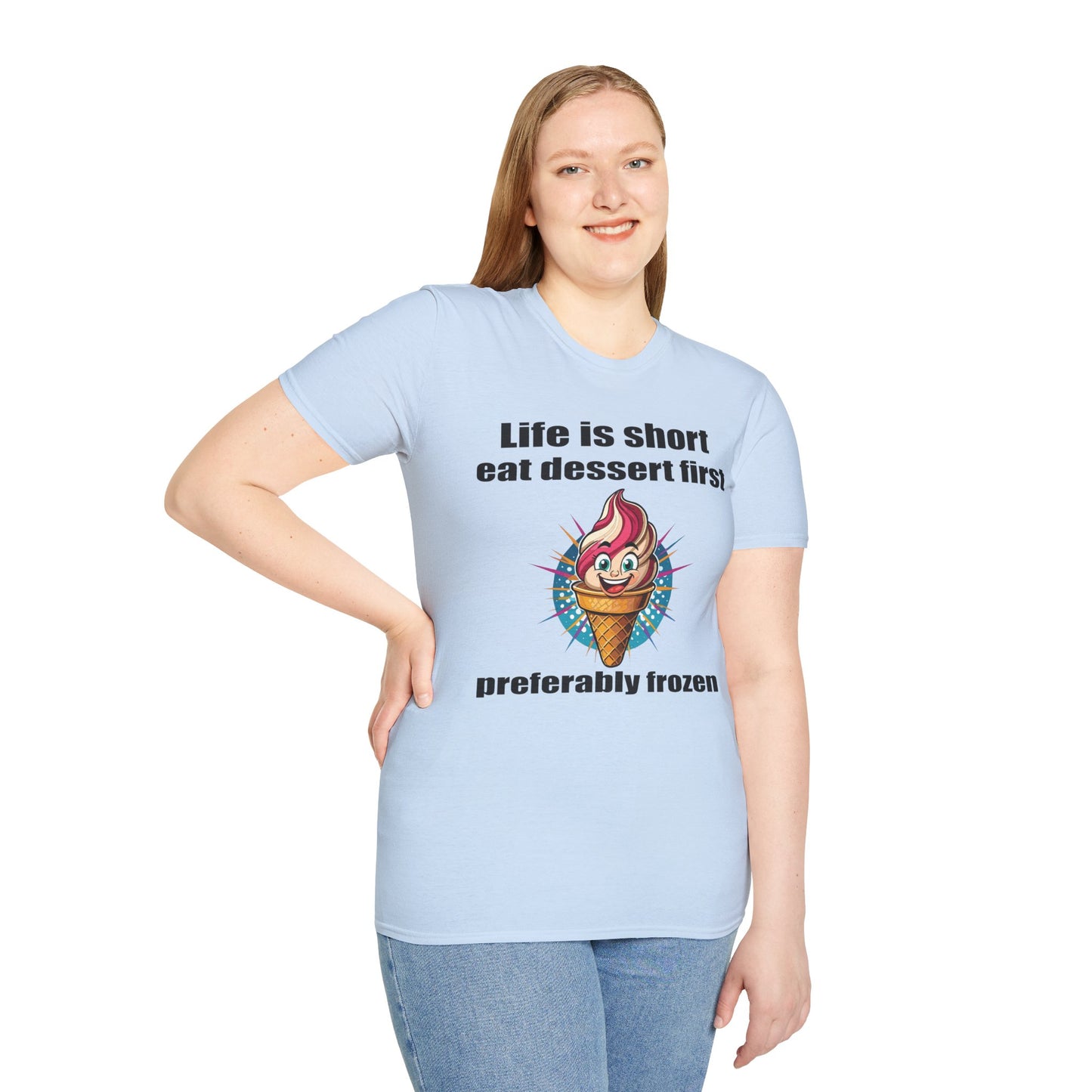 Food Tees, Funny Food T Shirts, Funny T Shirts, Shirt with Food, Junk Food Tees, Shirt with Ice Cream, Ice Cream T-Shirt