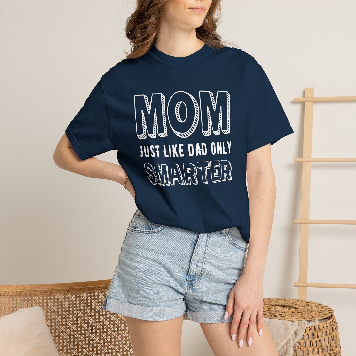 Mom T-shirt Mother's Day Mama Tee Unisex Comfort Colors Garment-Dyed Cotton h35