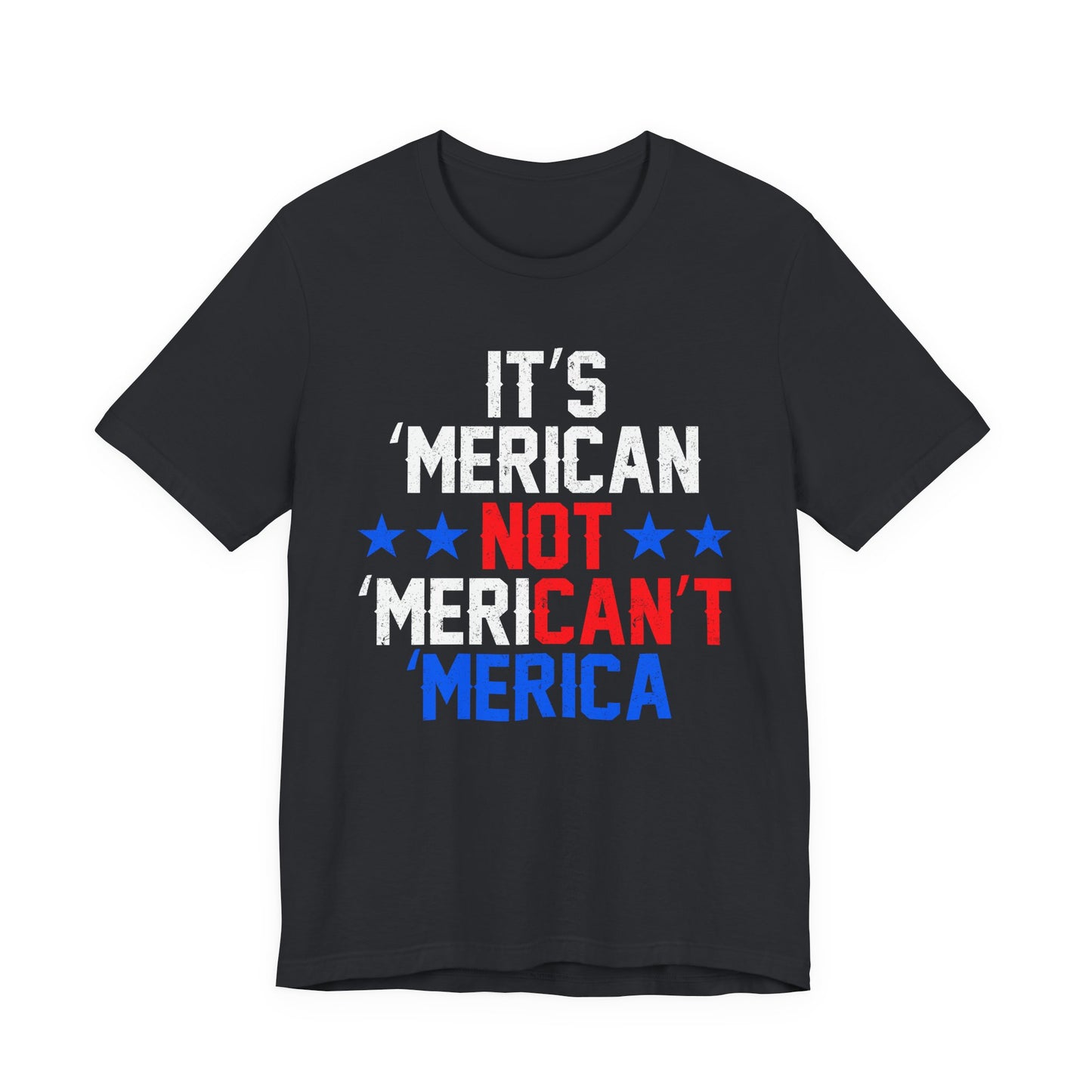 Patriotic USA Stars Graphic Unisex Cotton T-Shirt a5