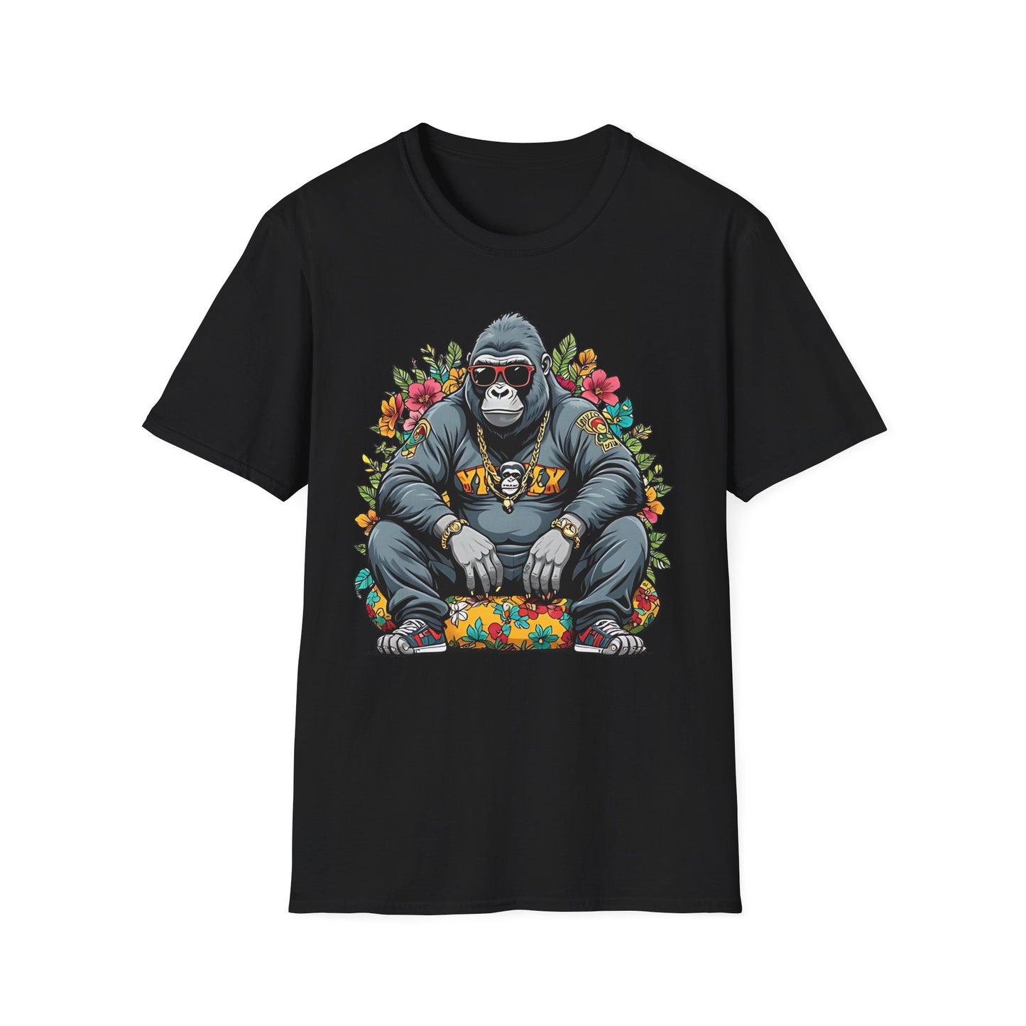 Animals Tees, Funny Animals Shirt, T Shirts with Funny Animals, T-Shirt with Gorilla, Monkey Tees