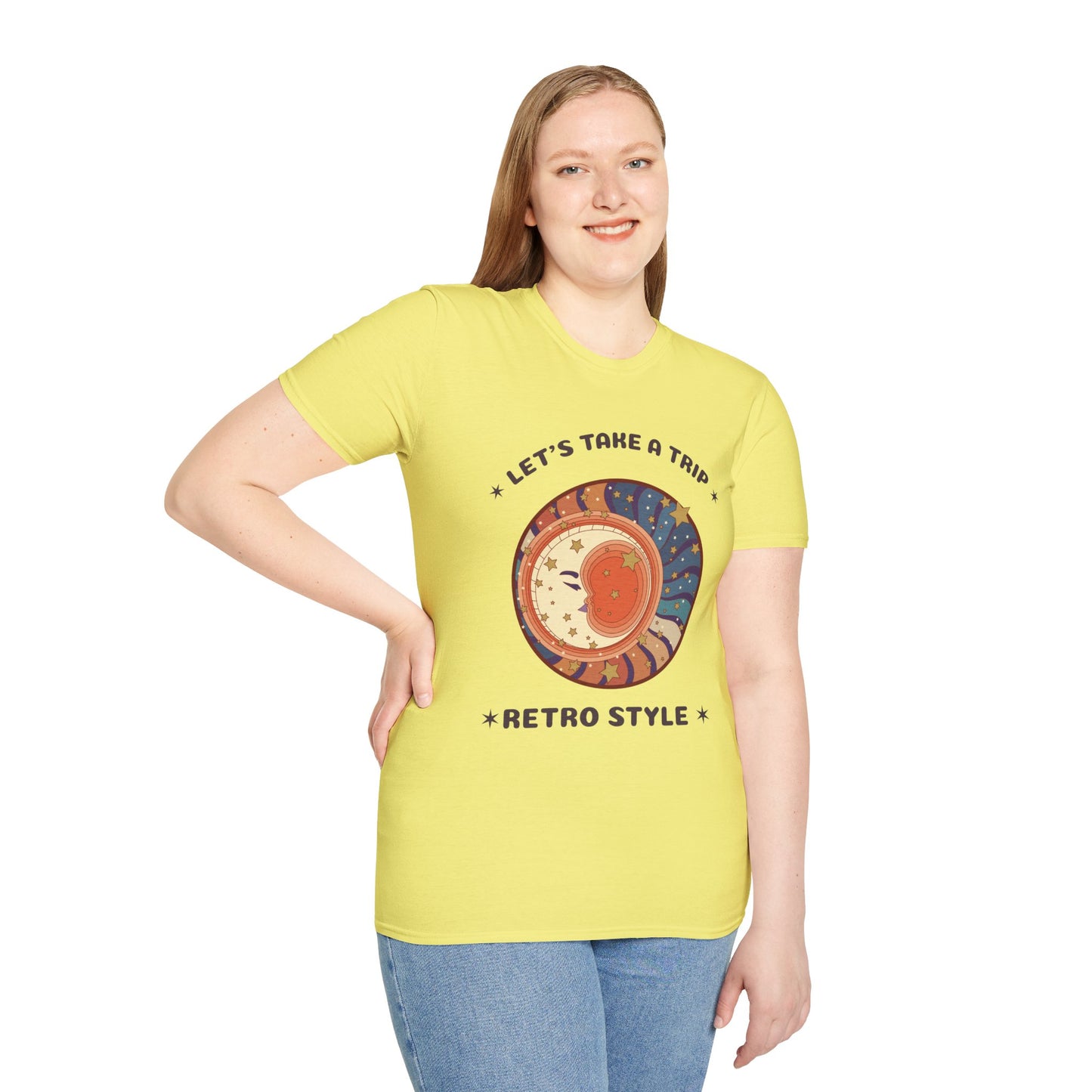 Retro T Shirt, Retro Design Shirt, Retro Art Tee Shirt, T-shirt with Retro Style