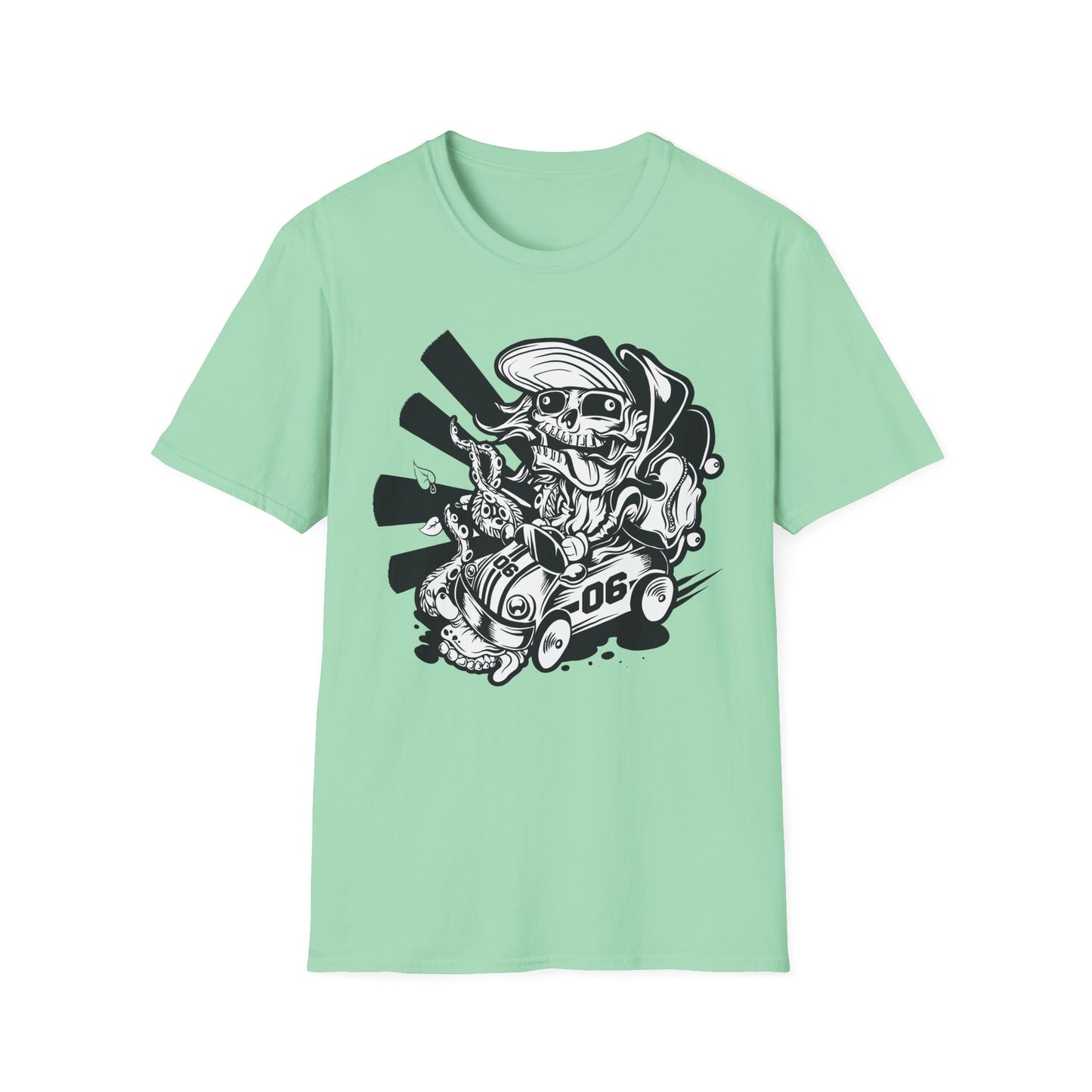 Cartoon Animation T Shirt Unisex Softstyle 64000 Cotton Tee With Fun Art Design Graphics
