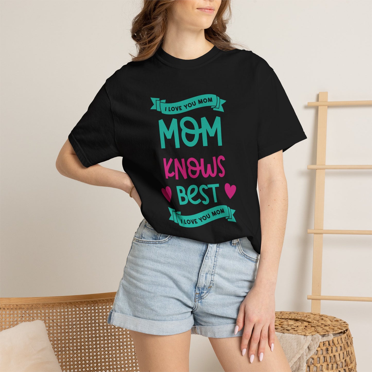 Mom T-shirt Mother's Day Mama Tee Unisex Comfort Colors Garment-Dyed Cotton h16
