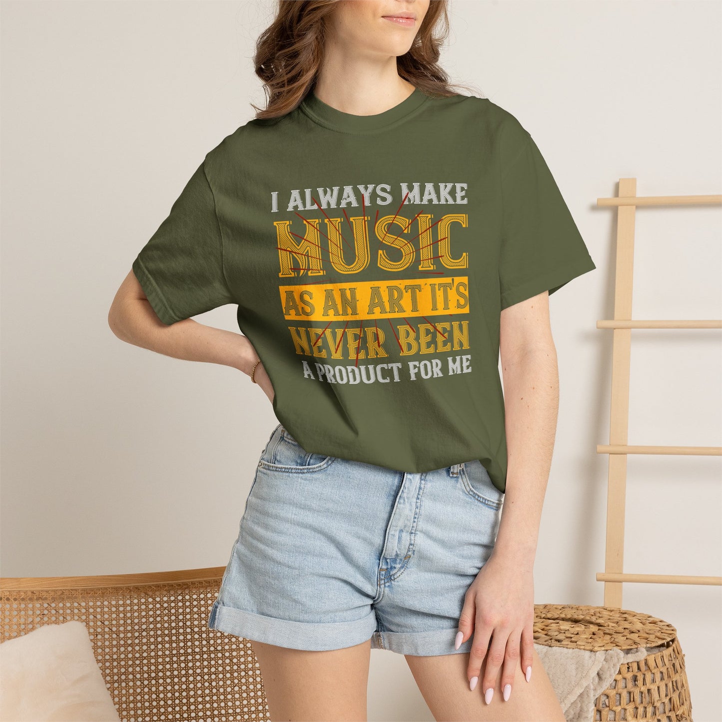 Music Graphic Design Unisex Cotton T-shirt m4