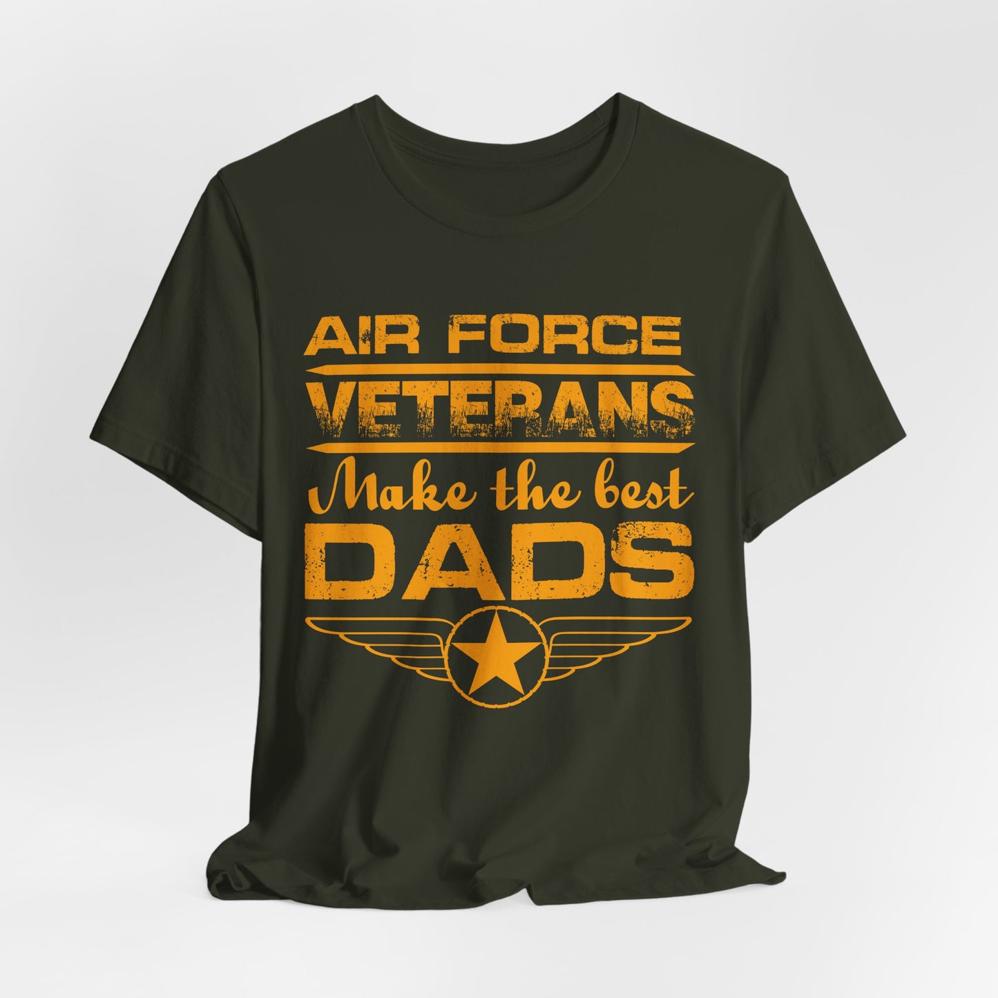 Air Force Veterans Make the Best Dads T-Shirt Military Dad Unisex Cotton Tee v48