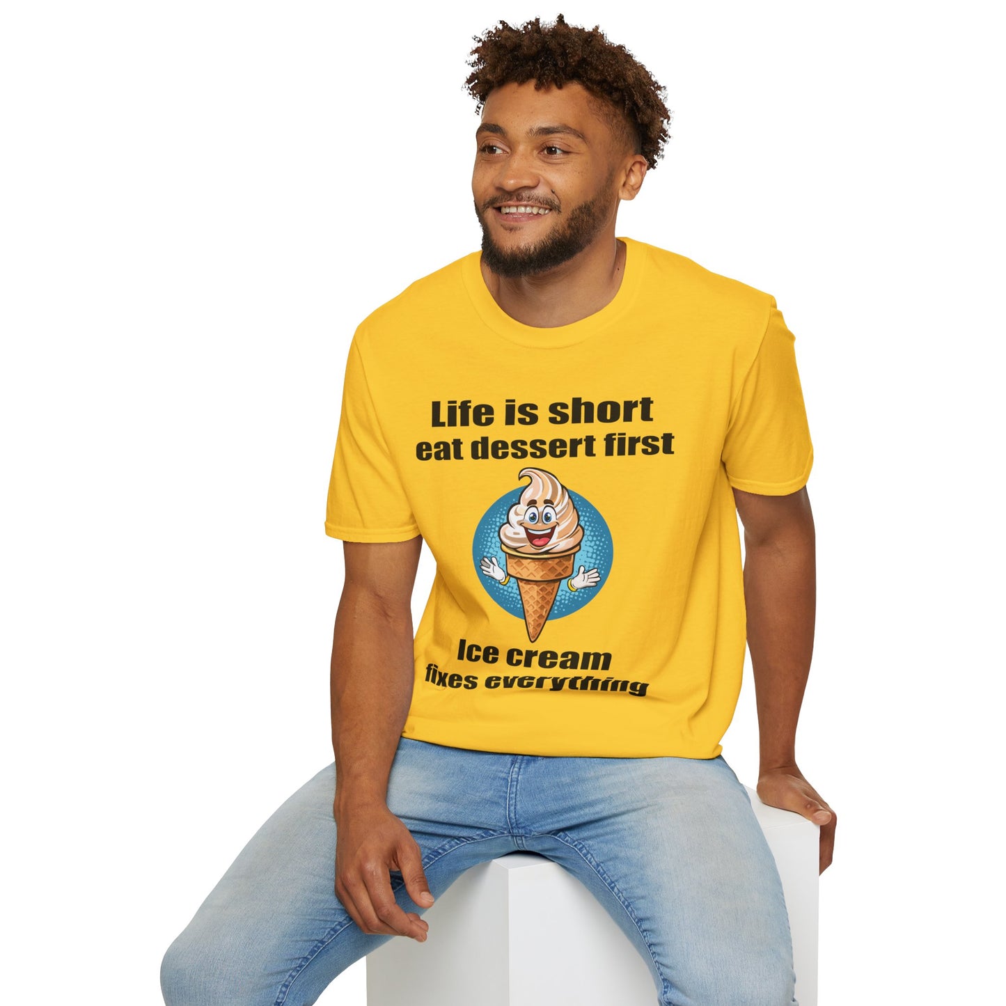 Food Tees, Funny Food T Shirts, Funny T Shirts, Shirt with Food, Junk Food Tees, Shirt with Ice Cream, Ice Cream T-Shirt
