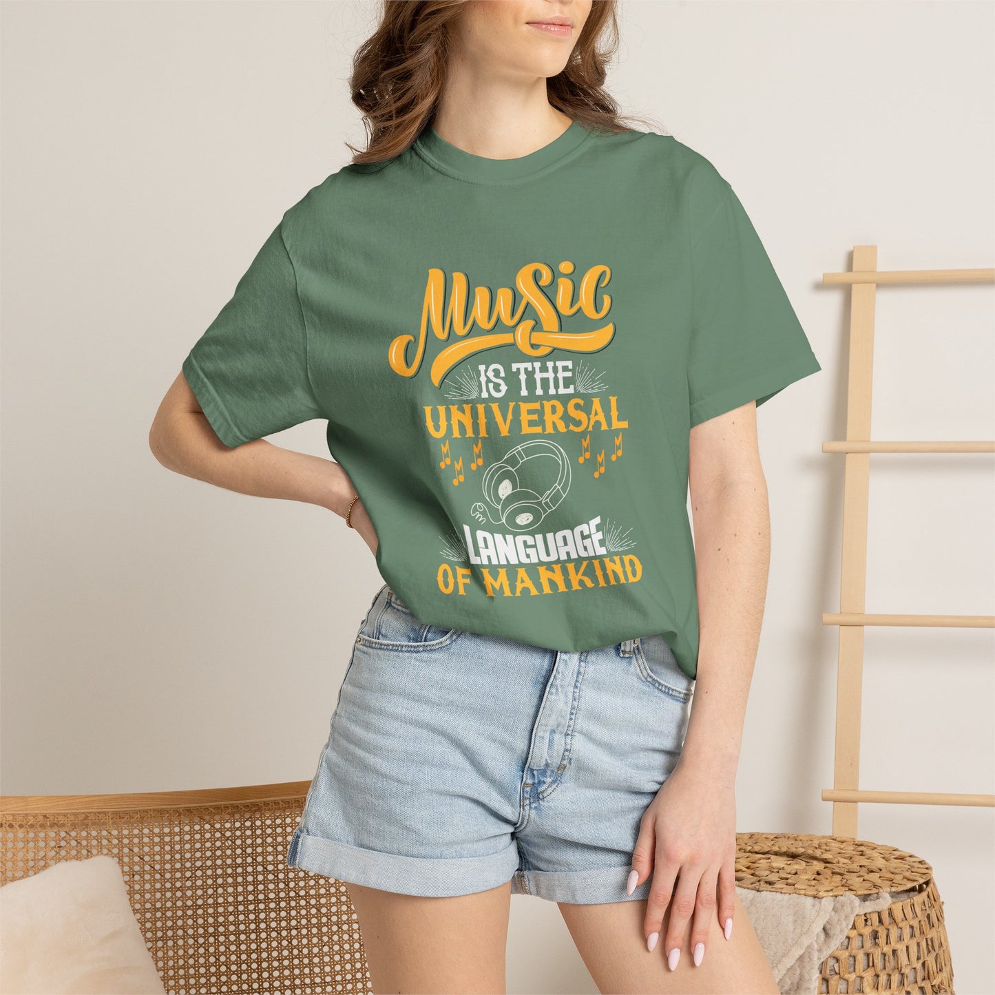 Music Graphic Design Unisex Cotton T-shirt 063