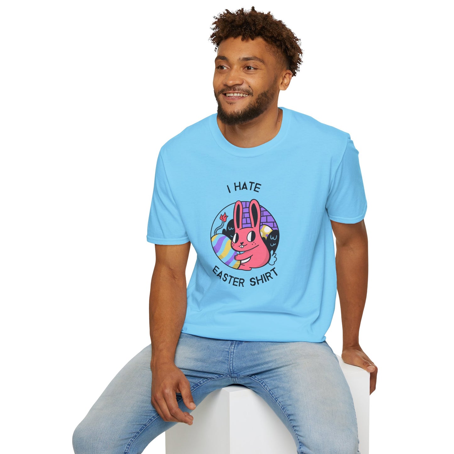 Funny Easter T-Shirt, Tee Shirt with Easter Signature, T Shirt with Easter Prints, Tee Shirt with Easter Design - 22