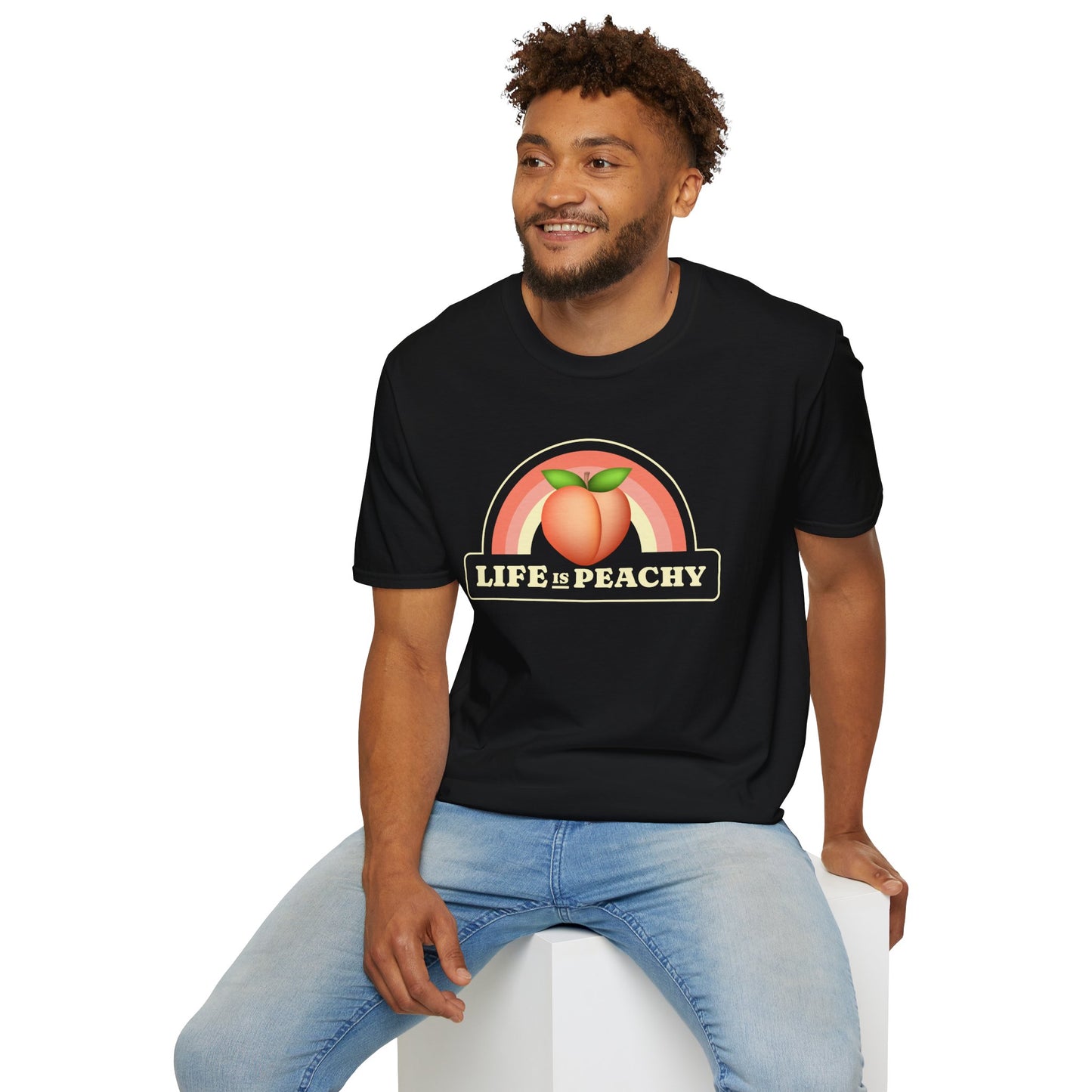 Food Tees, Funny Food T Shirts, Funny T Shirts, Shirt with Fruits, Shirt with Peach