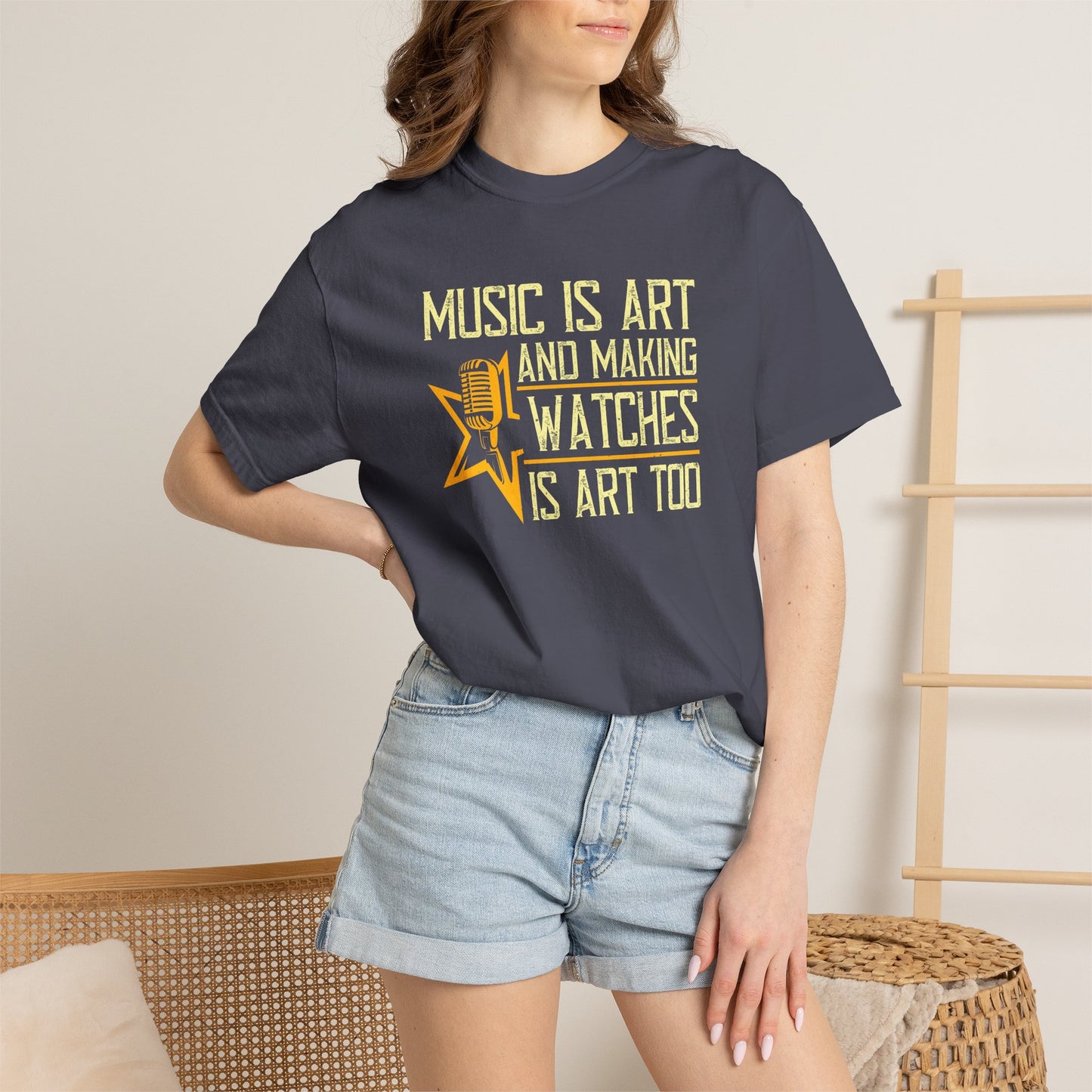Music Graphic Design Unisex Cotton T-shirt m28