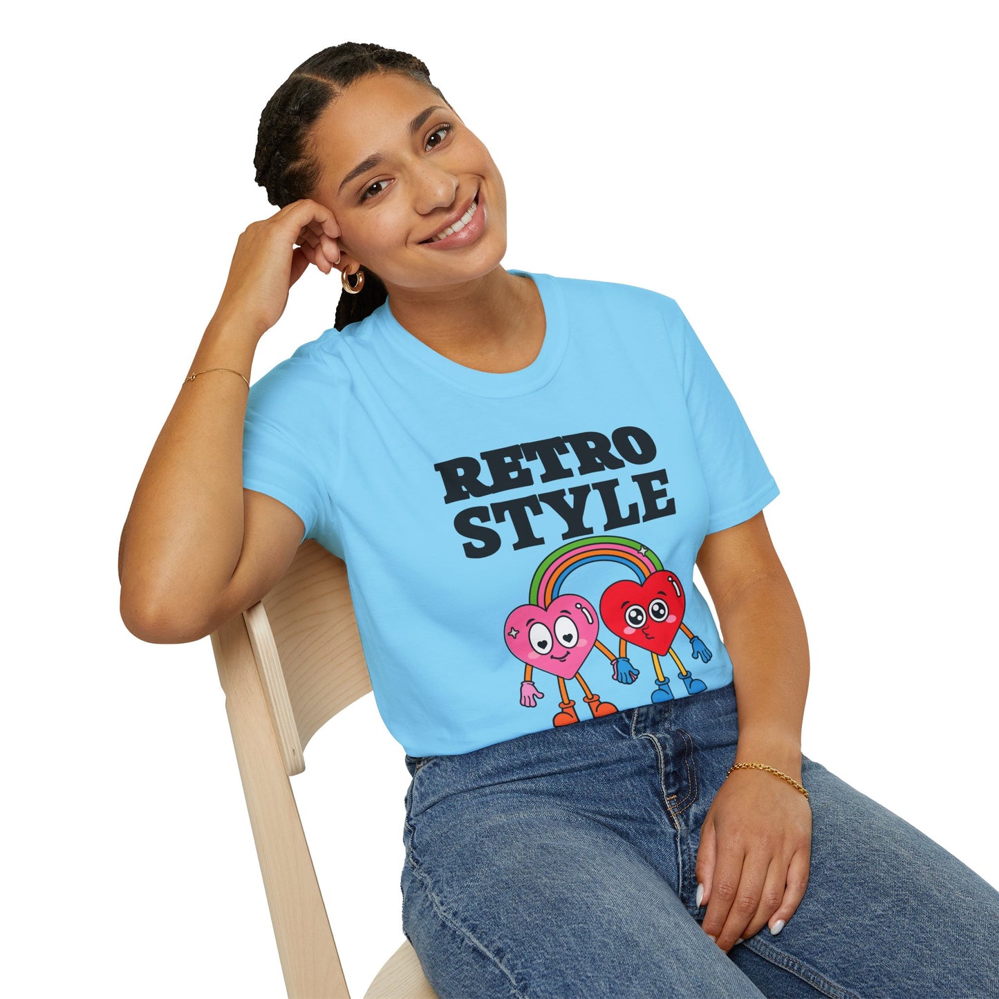 Retro T Shirt, Retro Design Shirt, Retro Art Tee Shirt, T-shirt with Retro Style