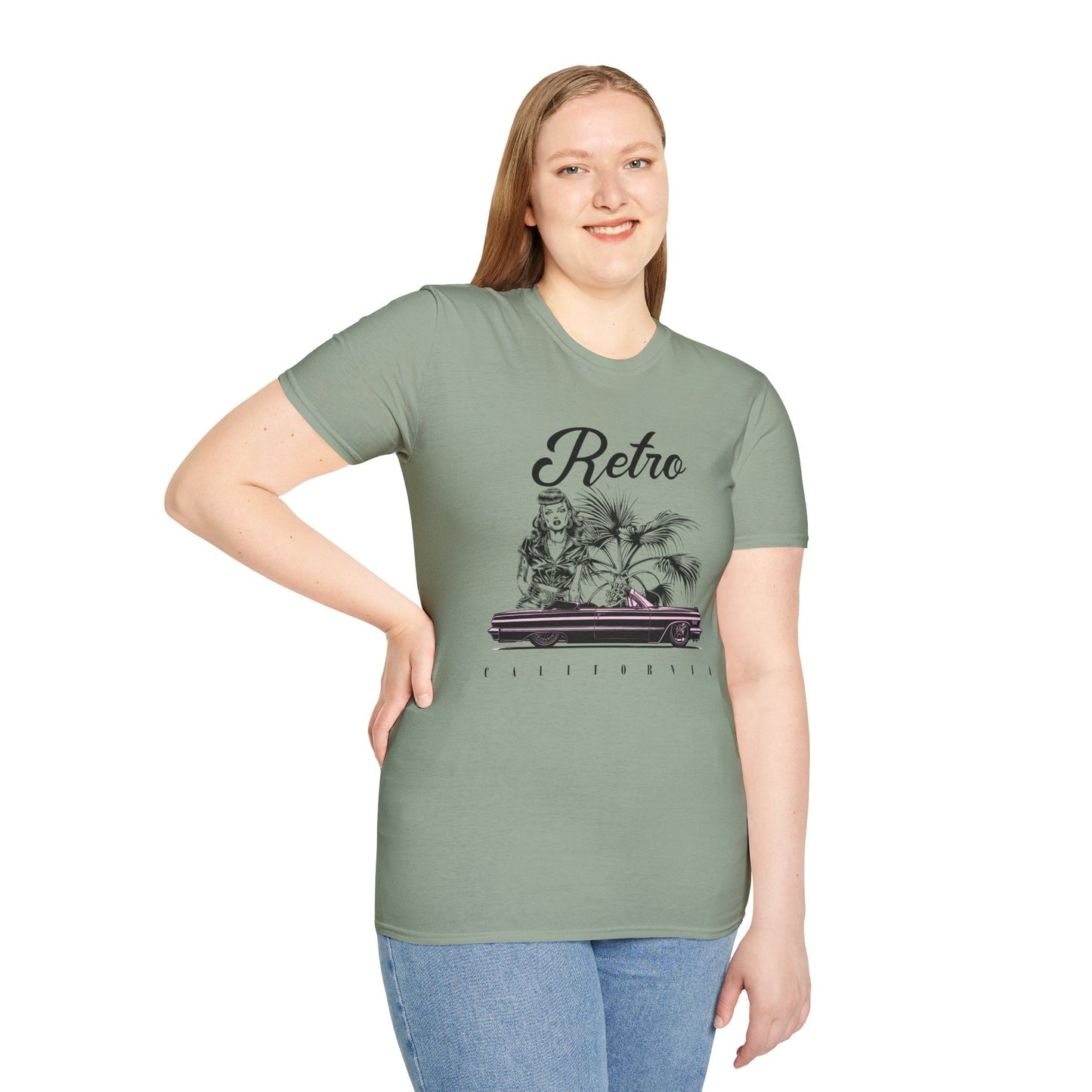 Retro T Shirt, Retro Design Shirt, Retro Art Tee Shirt, T-shirt with Retro Style