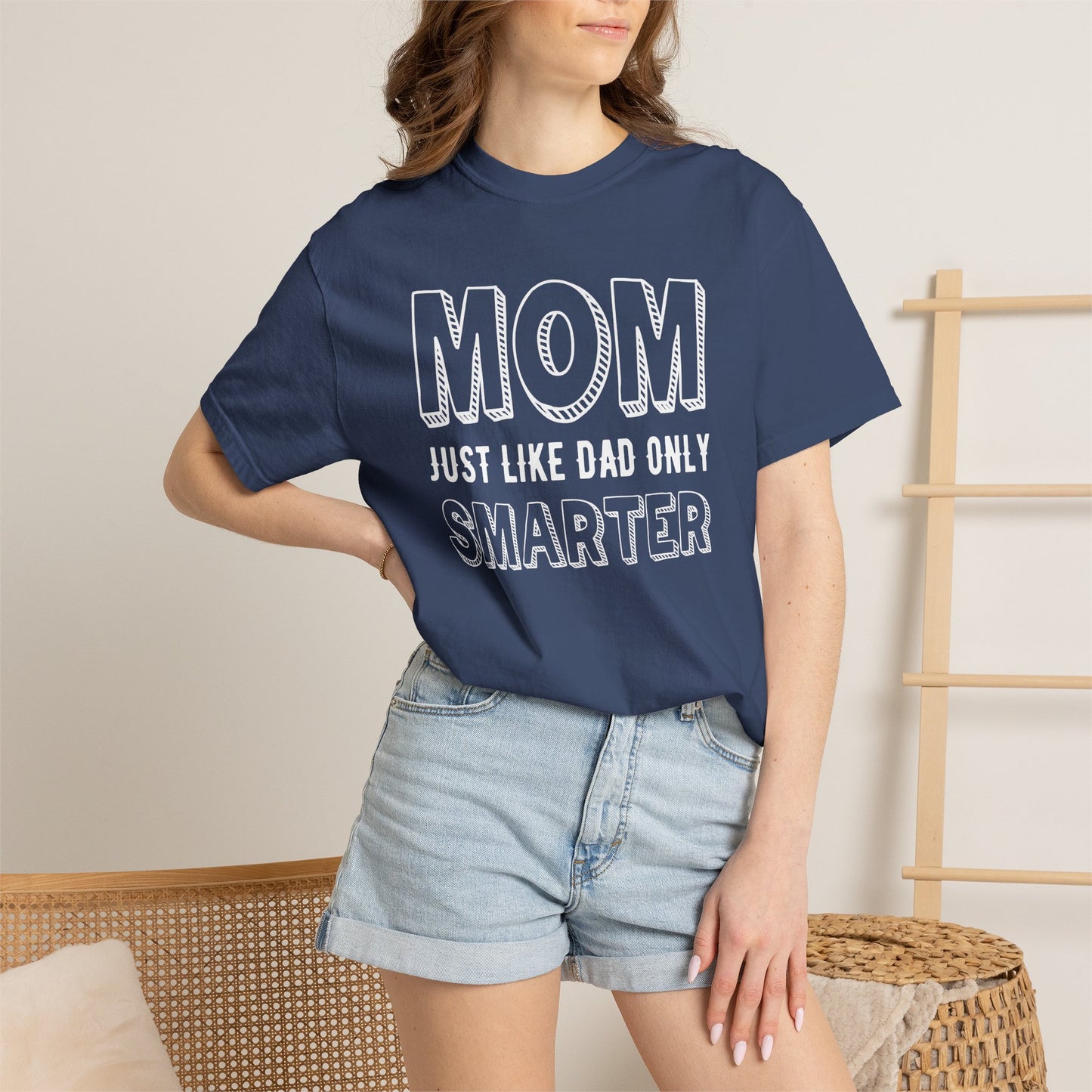 Mom T-shirt Mother's Day Mama Tee Unisex Comfort Colors Garment-Dyed Cotton h35
