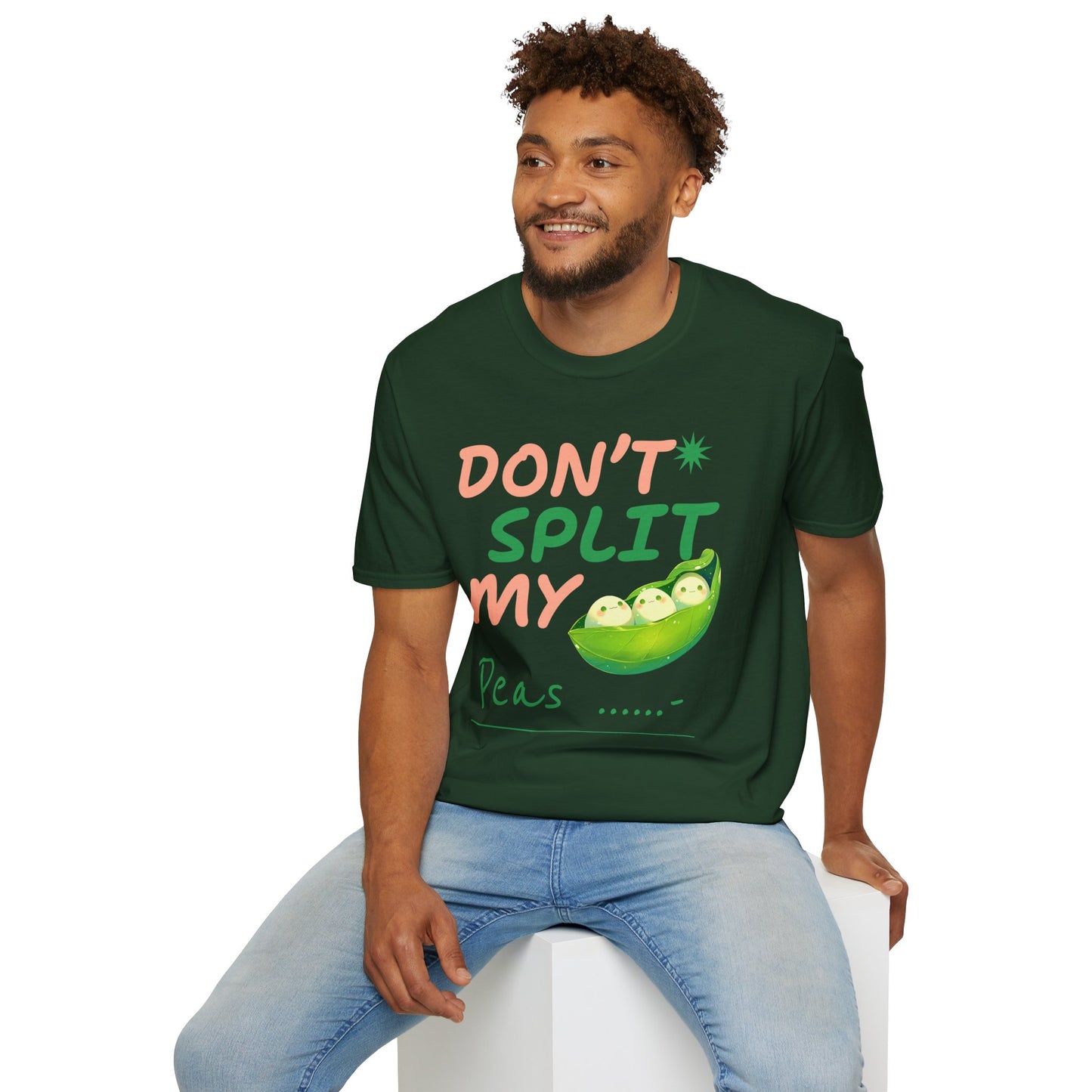 Food Tees, Funny Food T Shirts, Funny T Shirts, Shirt with Vegetables, Shirt with Peas