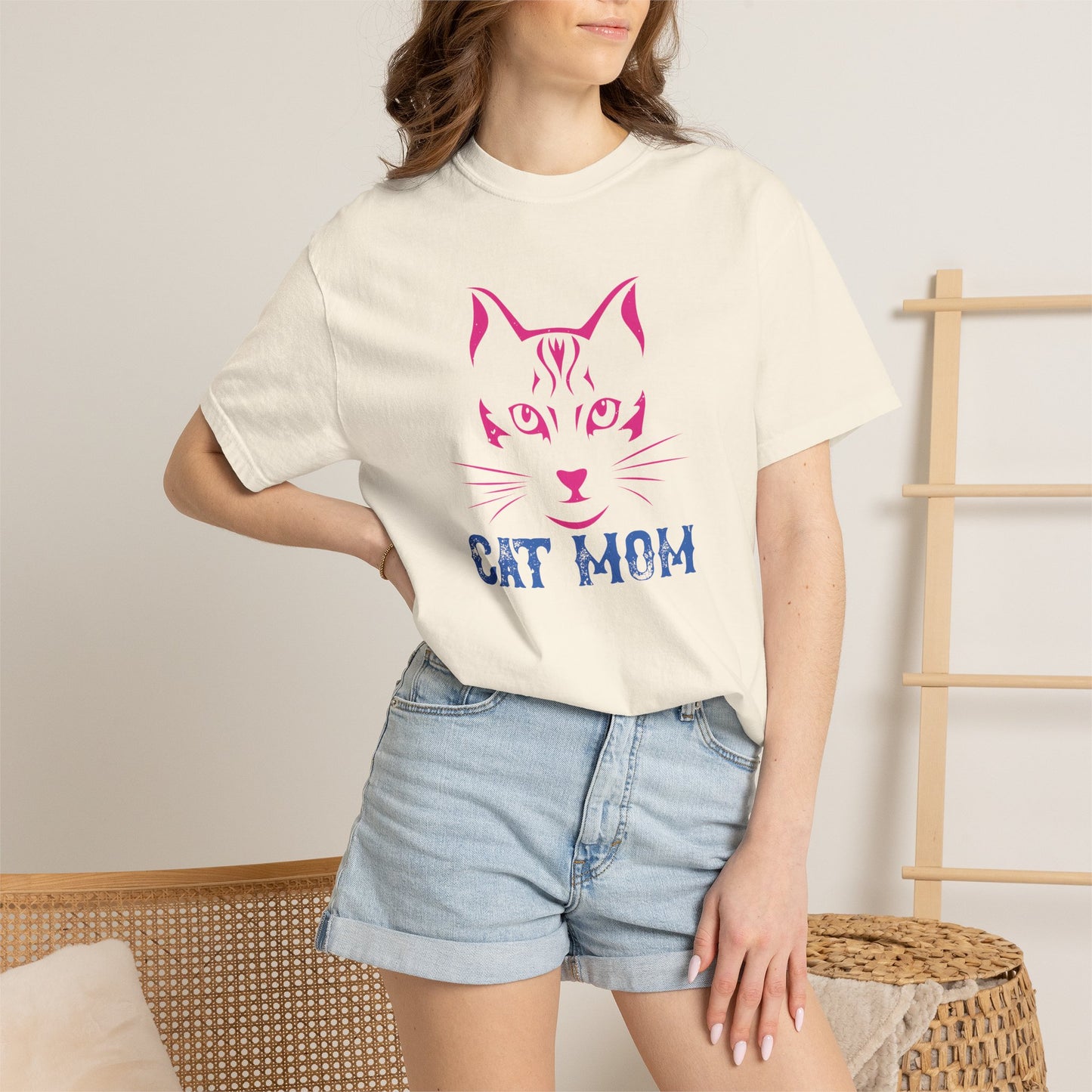 Mom T-shirt Mother Day Mama Tee Unisex Comfort Colors Garment-Dyed Cotton h66