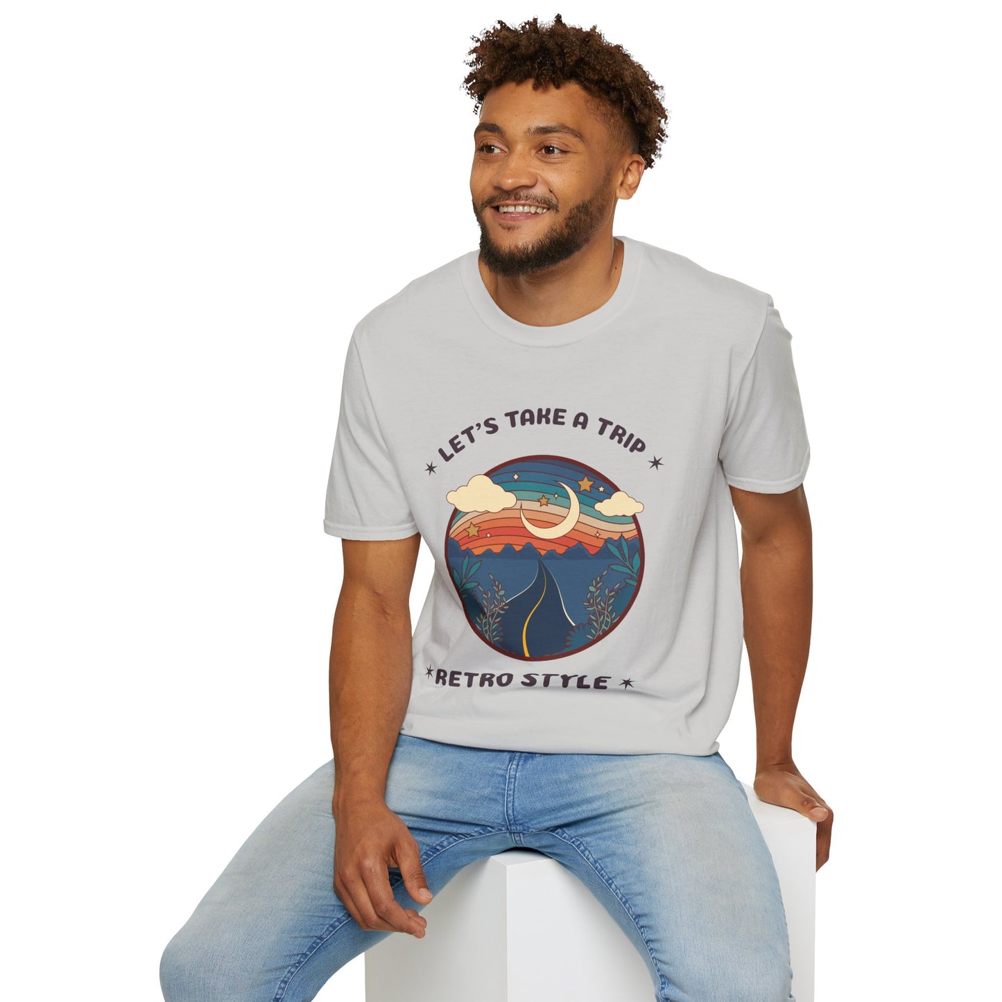 Retro T Shirt, Retro Design Shirt, Retro Art Tee Shirt, T-shirt with Retro Style