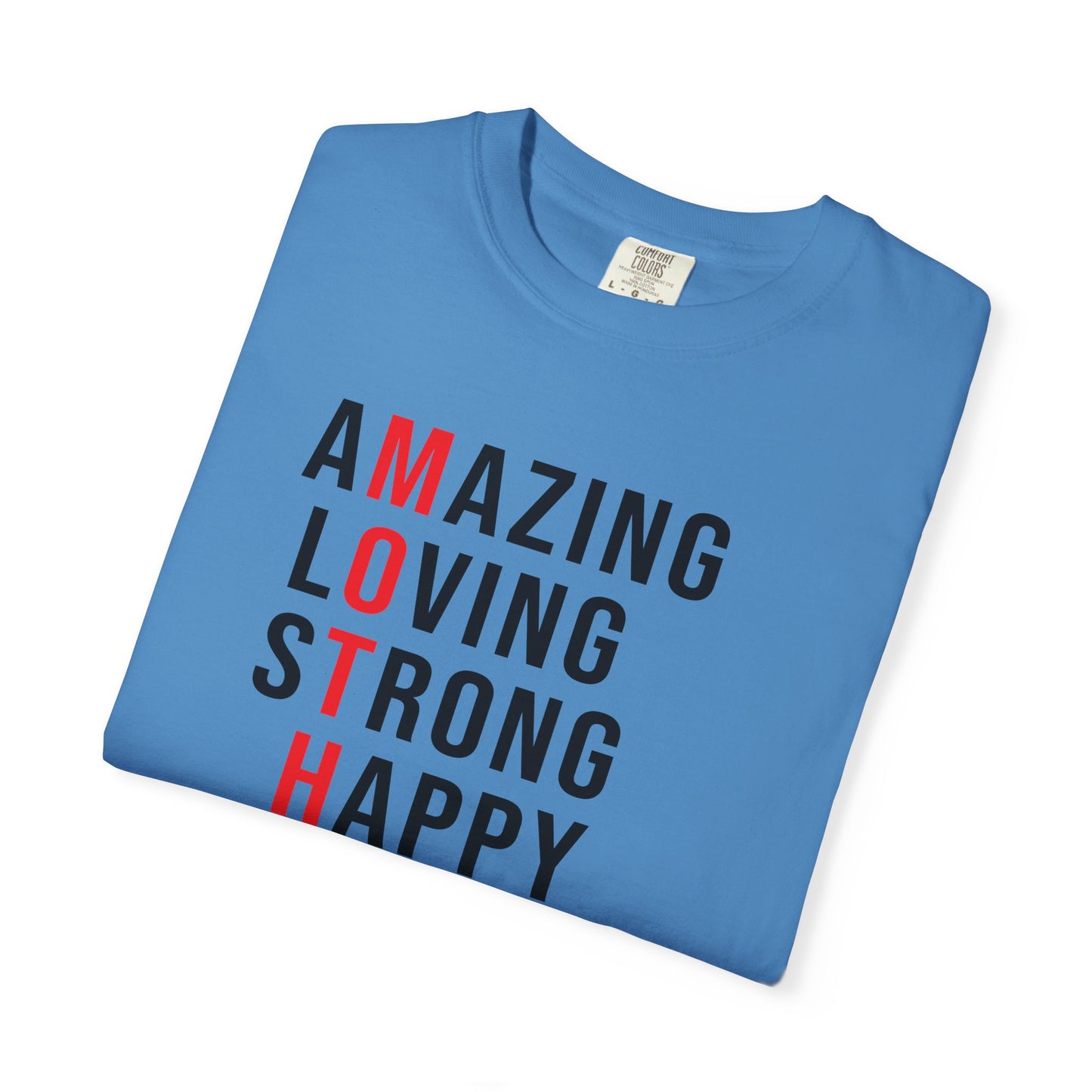 Mom T-shirt Mother's Day Mama Tee Unisex Comfort Colors Garment-Dyed Cotton h14