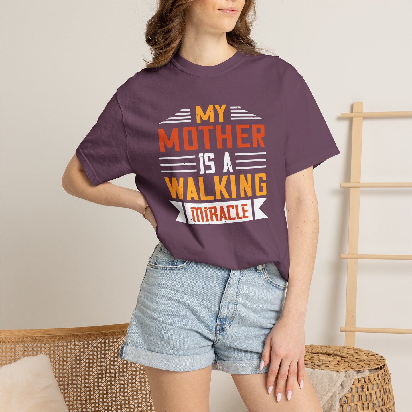 Mom T-shirt Mother Day Mama Tee Unisex Comfort Colors Garment-Dyed Cotton h87