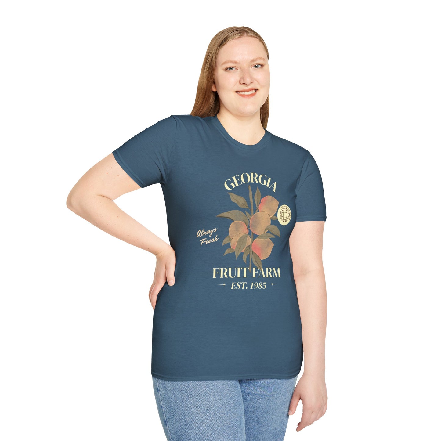 Food Tees, Funny Food T Shirts, Funny T Shirts, Shirt with Fruits, Shirt with Peach