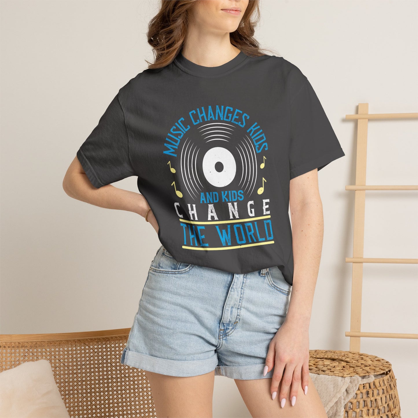 Music Graphic Design Unisex Cotton T-shirt m22