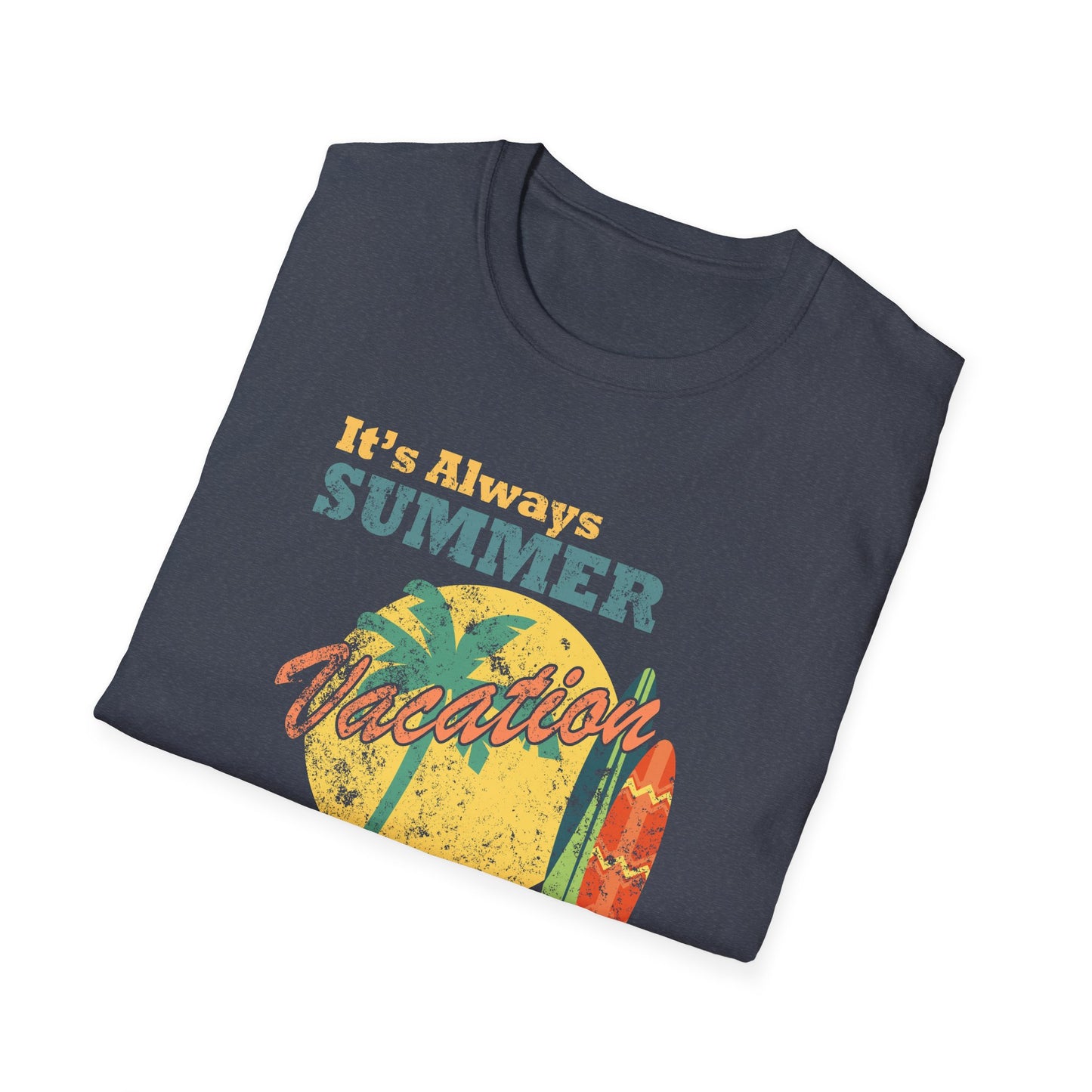 Summer T-Shirt, Summer Design Shirts, Art Tee Shirt with Summer Design - 1