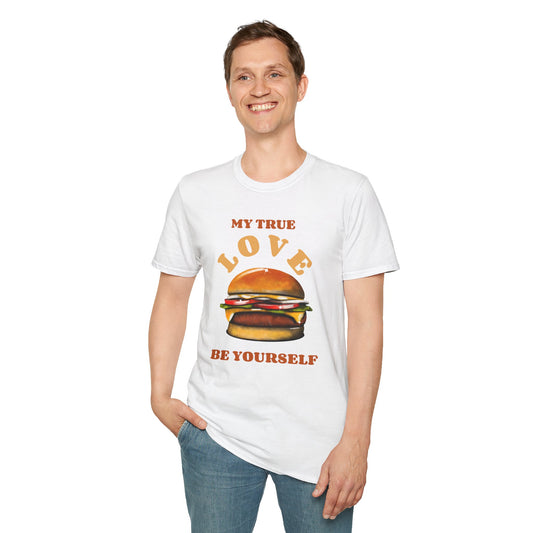 Food Tees, Funny Food T Shirts, Funny T Shirts, Shirt with Food, Junk Food Tees, Shirt with Burger, Burger T-Shirt